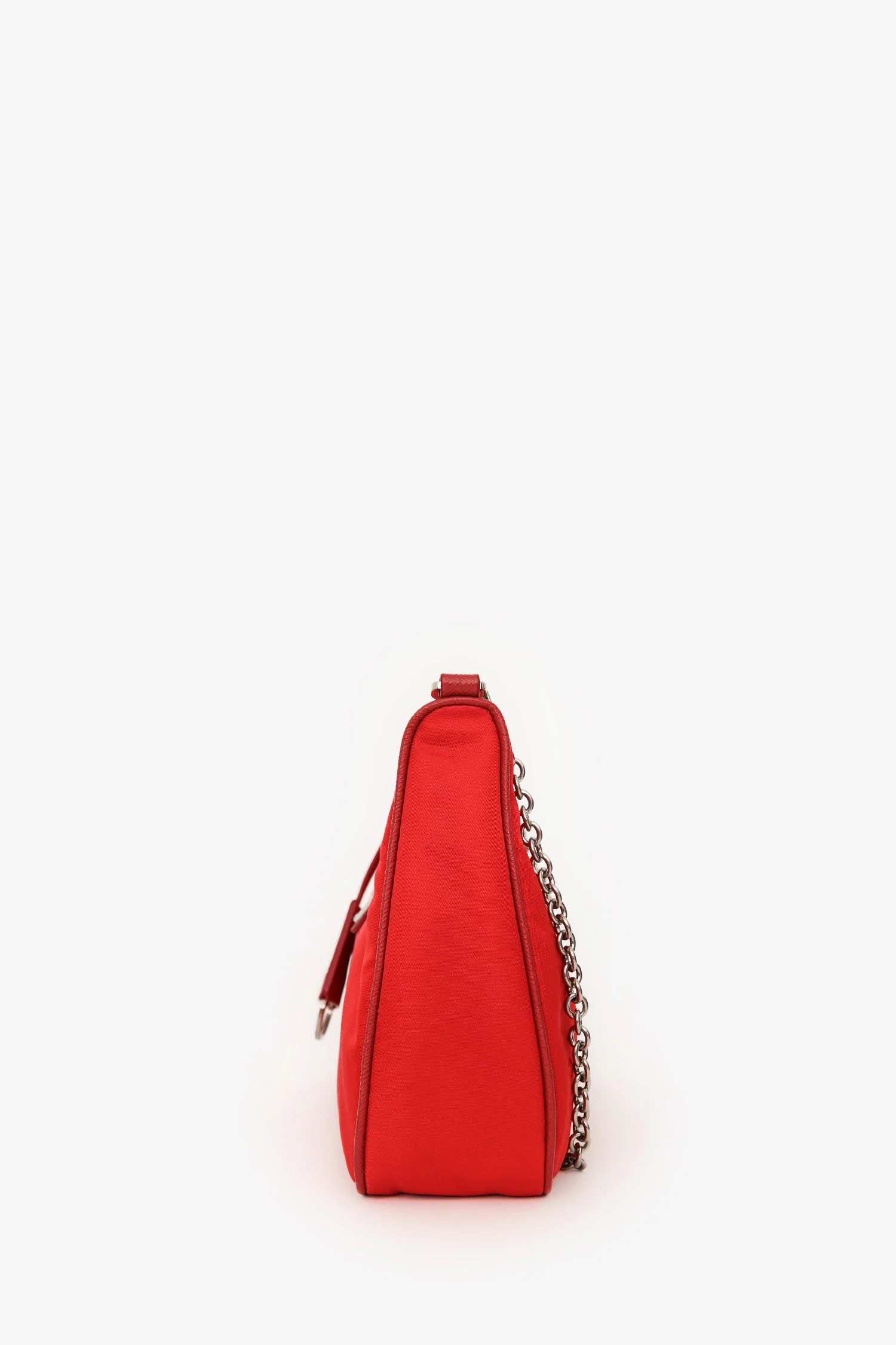 Prada Red Re-Nylon Re-Edition 2005 Bag With Strap + Pouch - Image 4
