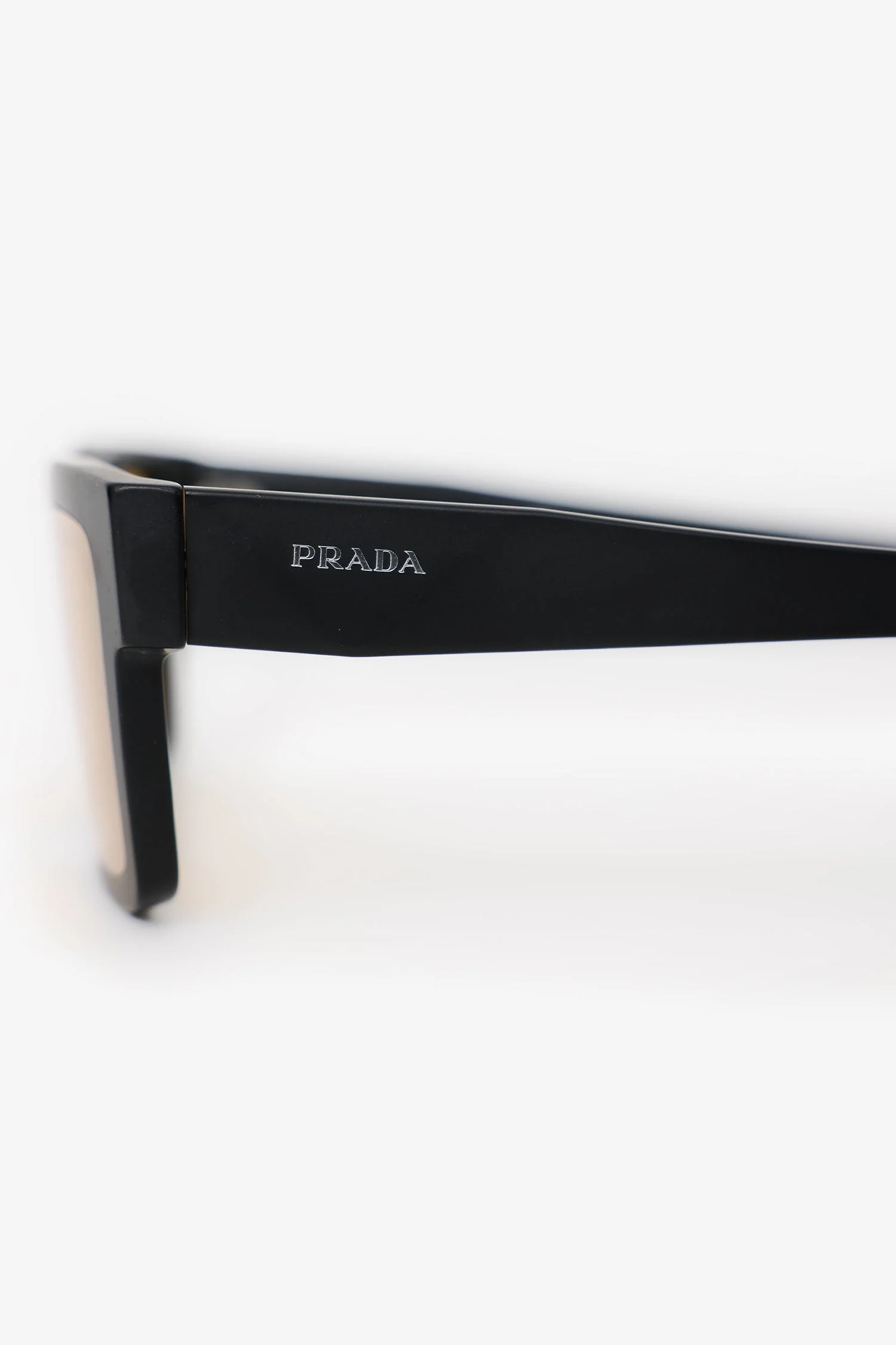 Prada SPR 19W Black Acetate Symbole Sunglasses - Image 4