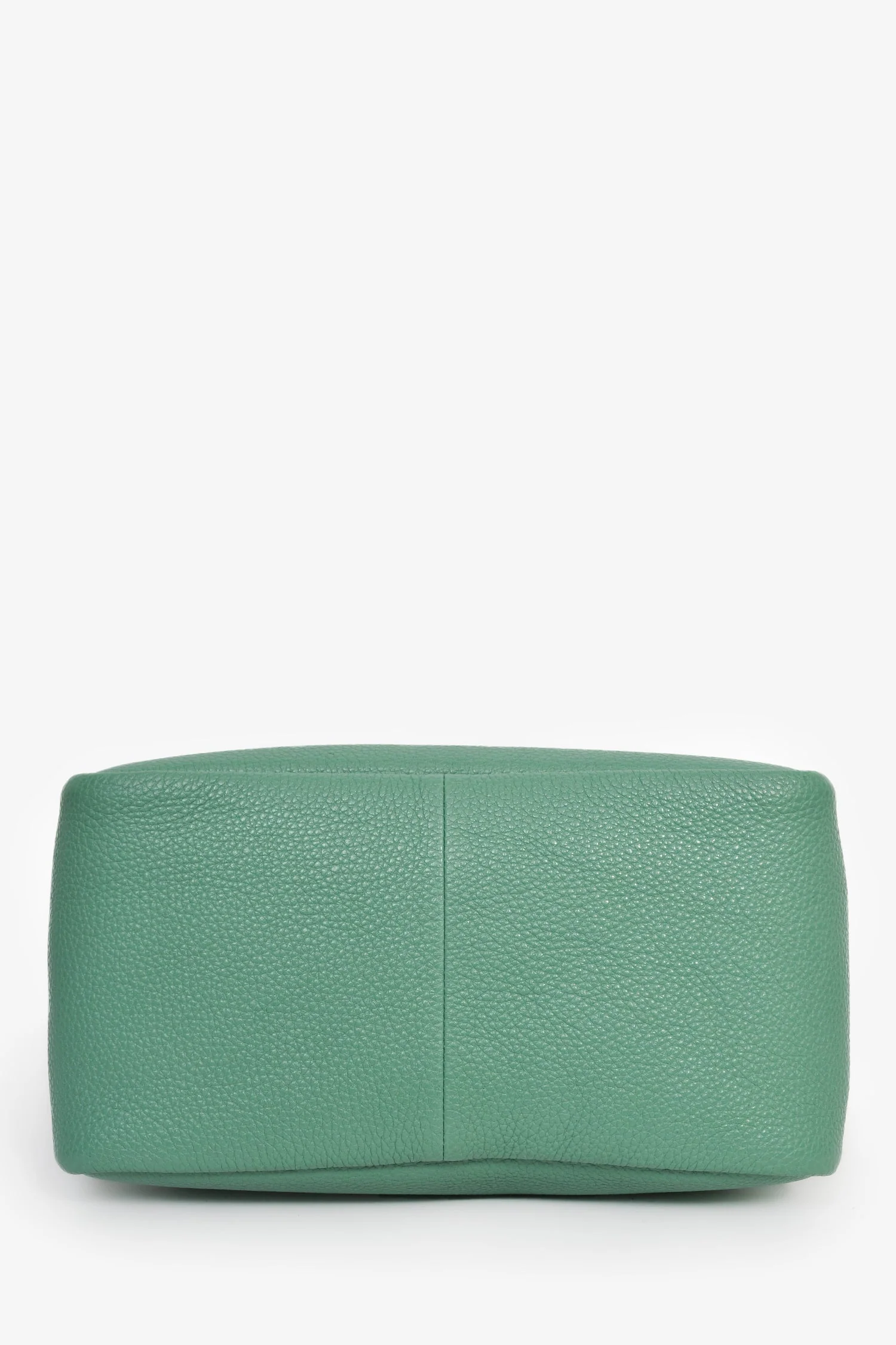 Prada Teal Leather 'Dynamique' Medium Tote Bag - Image 5