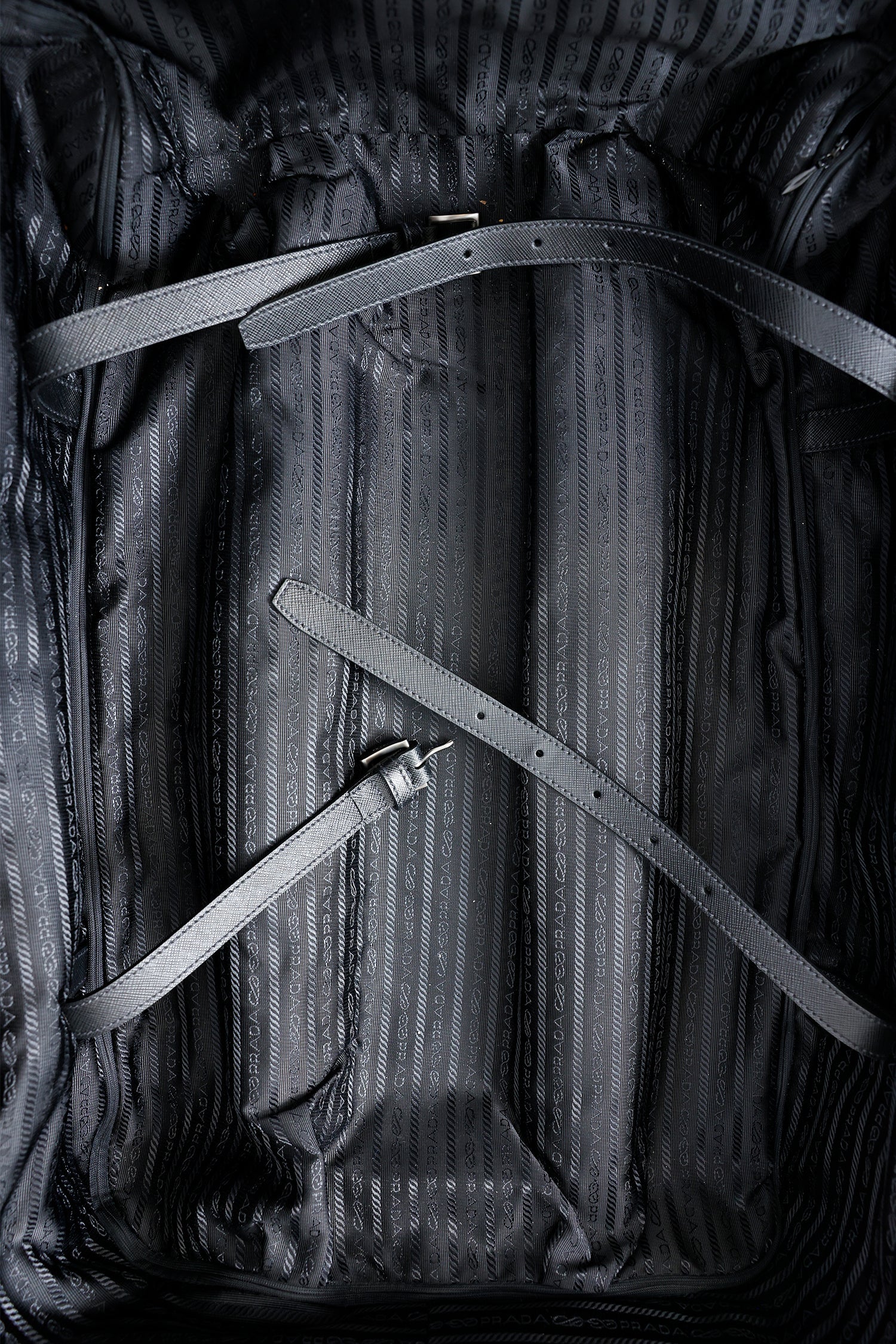 Prada Yellow/Black Banana Print Cabin Trolley - Image 7
