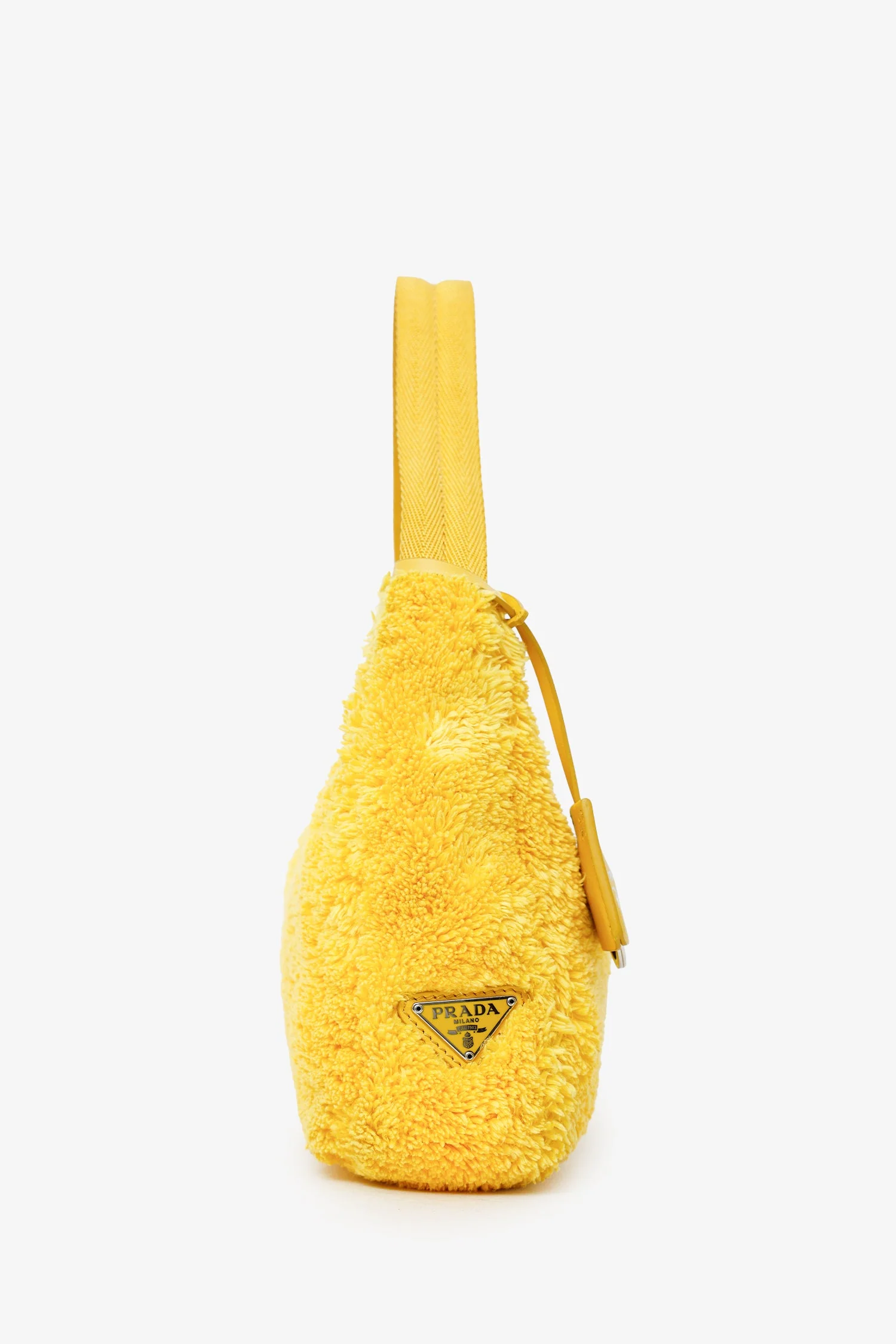 Prada Yellow Terry Re-edition 2000 Shoulder Bag - Image 3