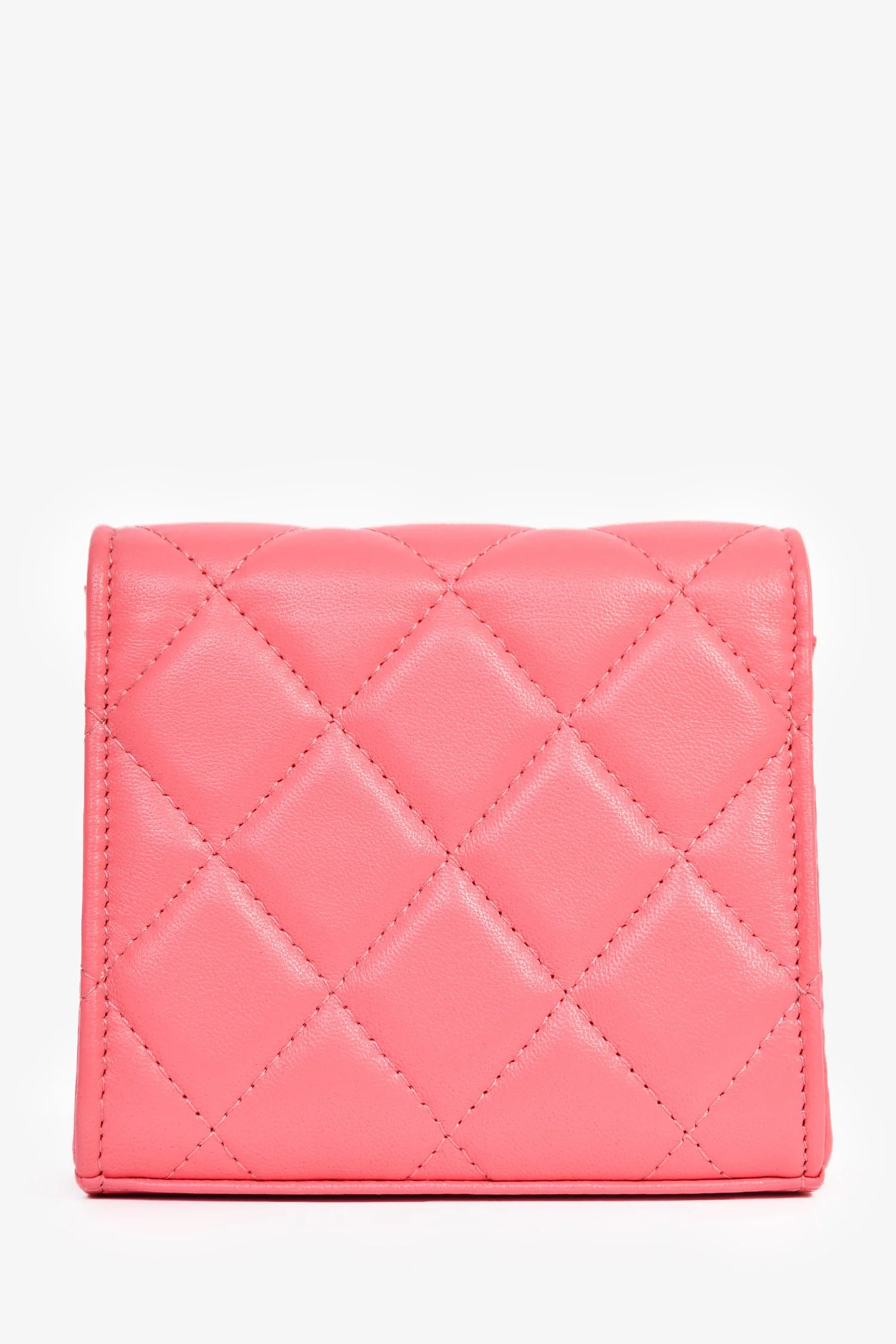 Pre-Loved 2022+ Chanel™ Pink Mini Coco Love Flap Bag - Image 2