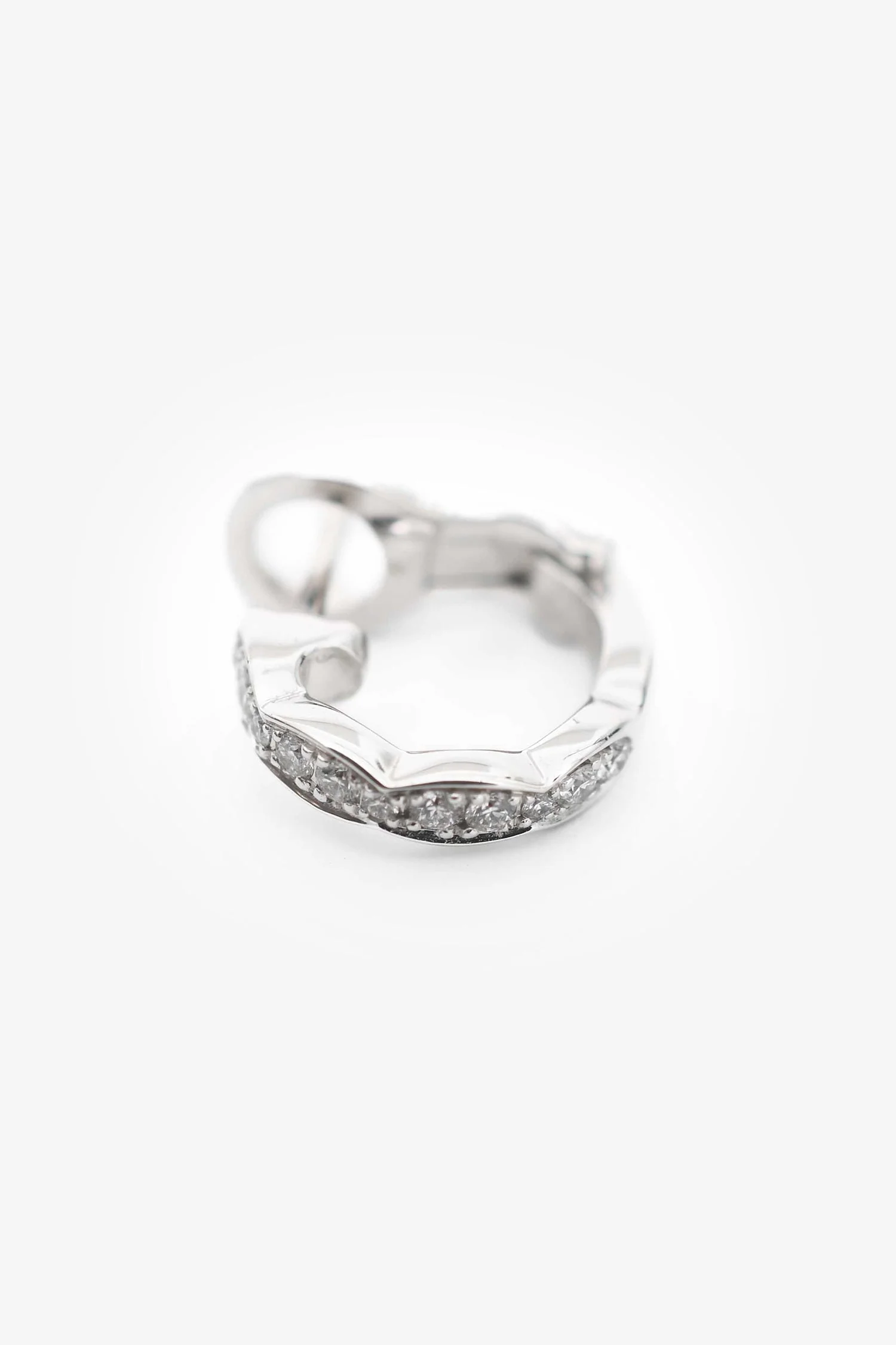 Pre-Loved Chanel™ 18K Yellow/White Gold Coco Crush Earring + Ear Cuff - Image 3