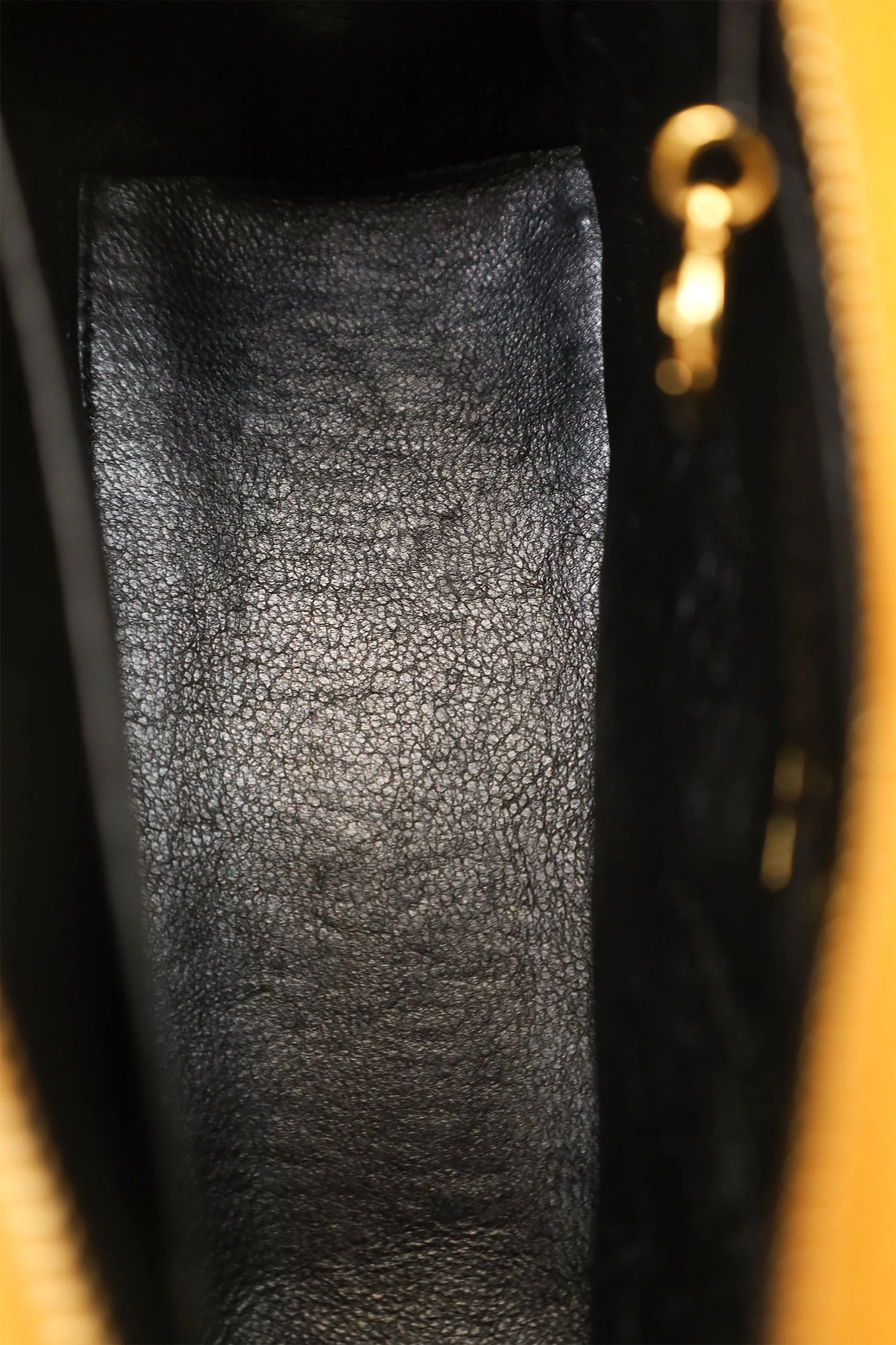 Pre-Loved Chanel™ 1994-96 Yellow Quilted Lambskin Mini Square Bag - Image 8