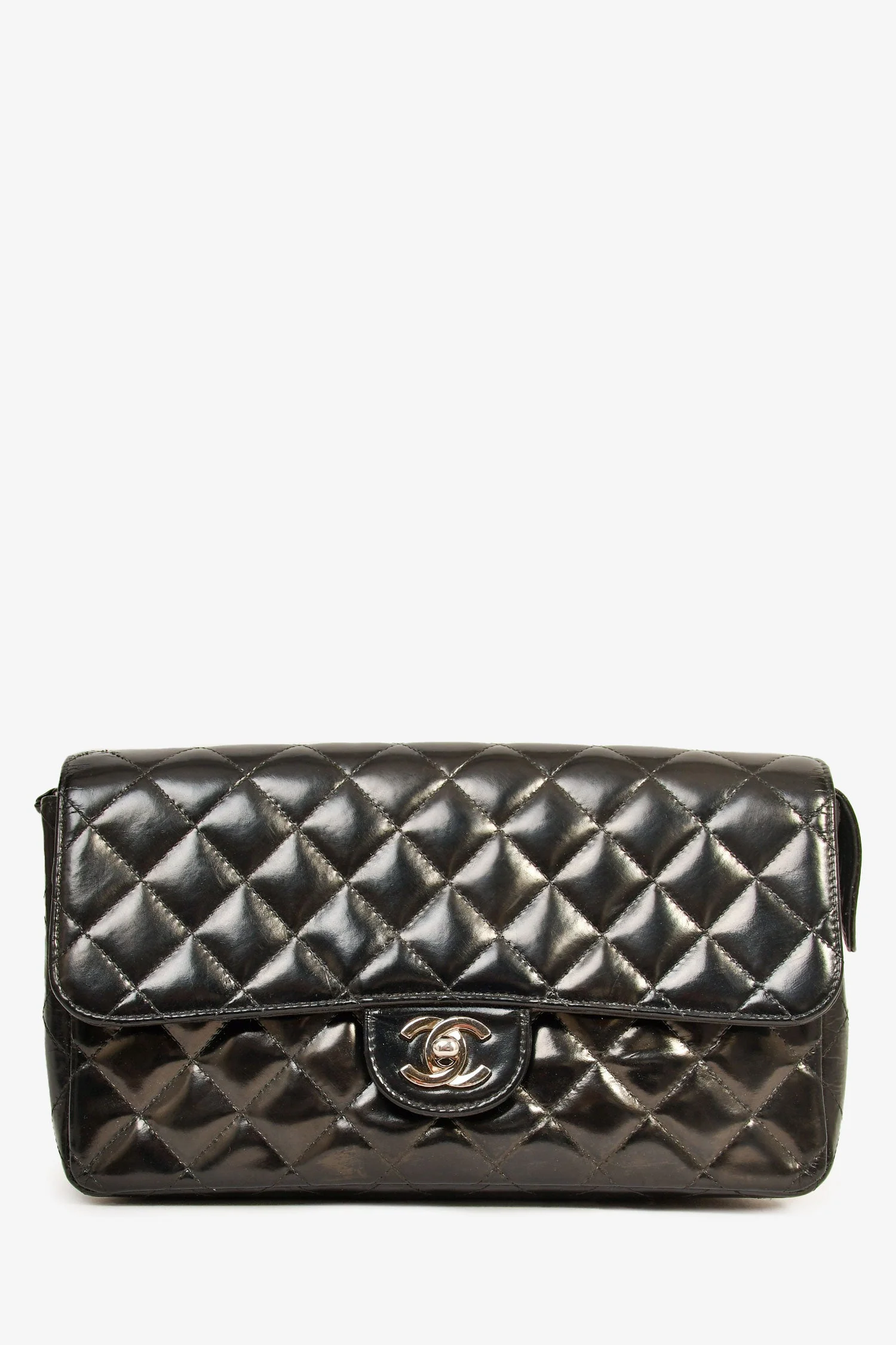 Pre-Loved Chanel™ 1996-7 Black Quilted Leather Flap Zip Backpack (Refurbished)