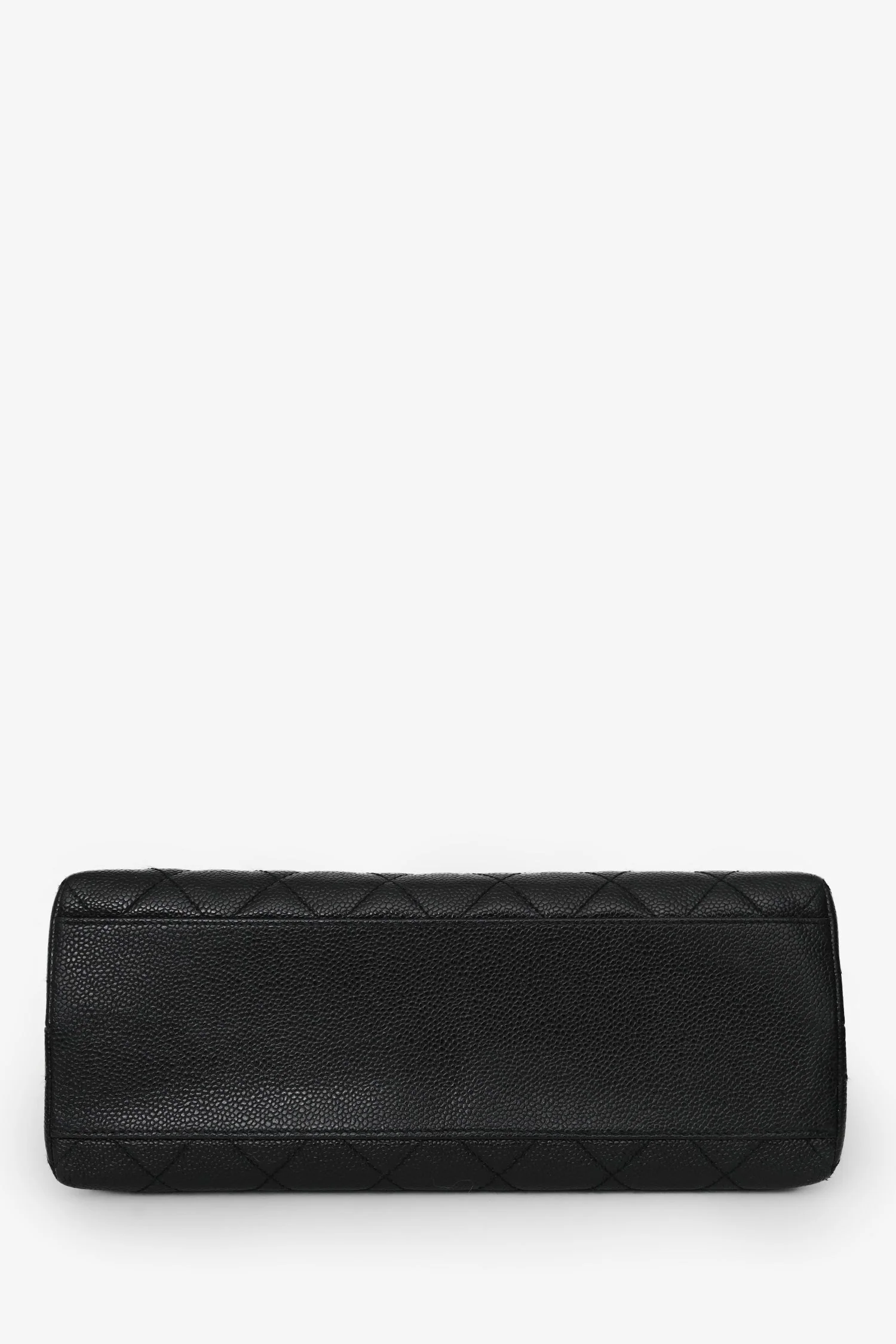 Pre-Loved Chanel™ 2002/03 Black Caviar Leather 'Kelly' Top Handle - Image 5