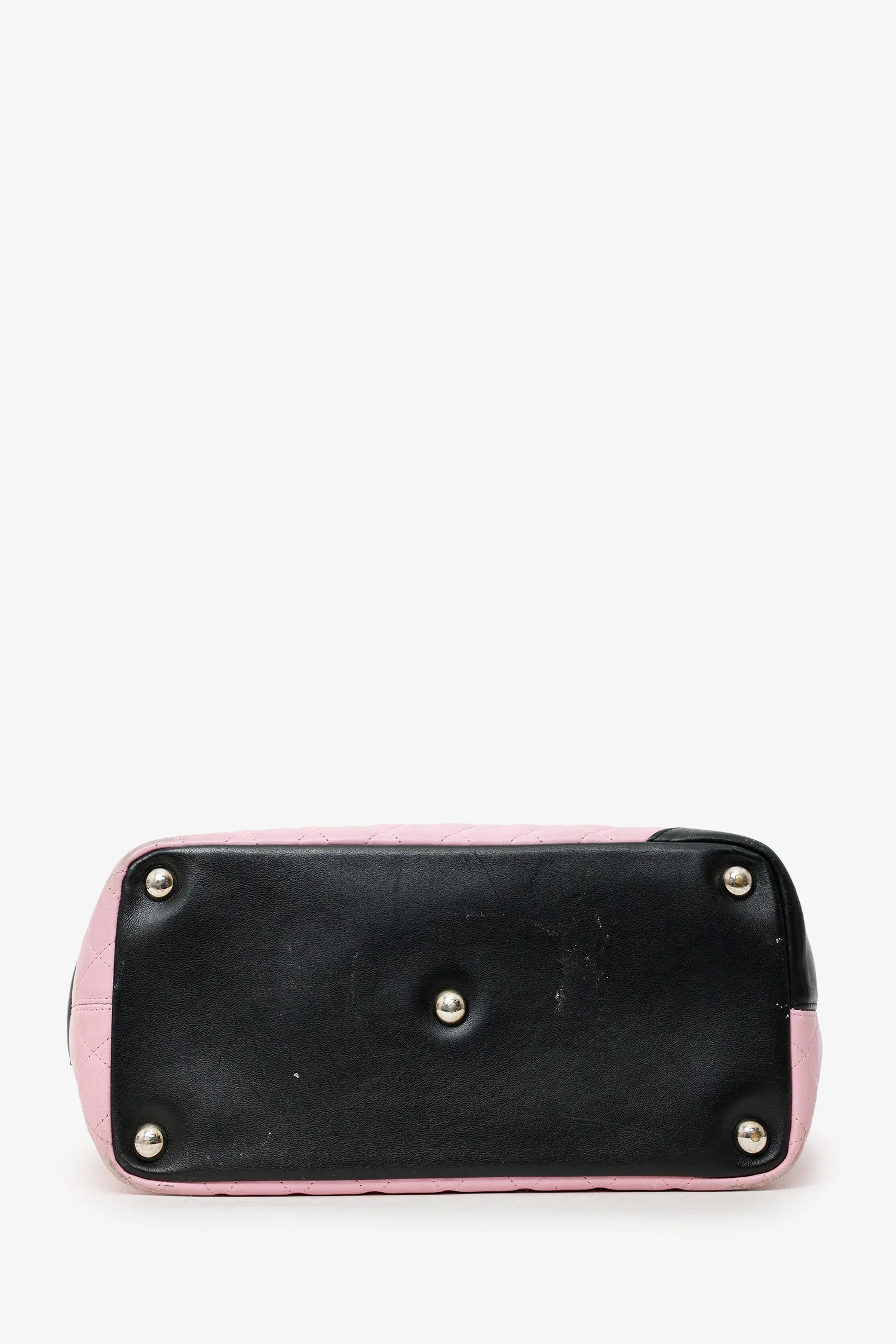 Pre-Loved Chanel™ 2003-2004 Pink Large Ligne Cambon Tote Bag - Image 5