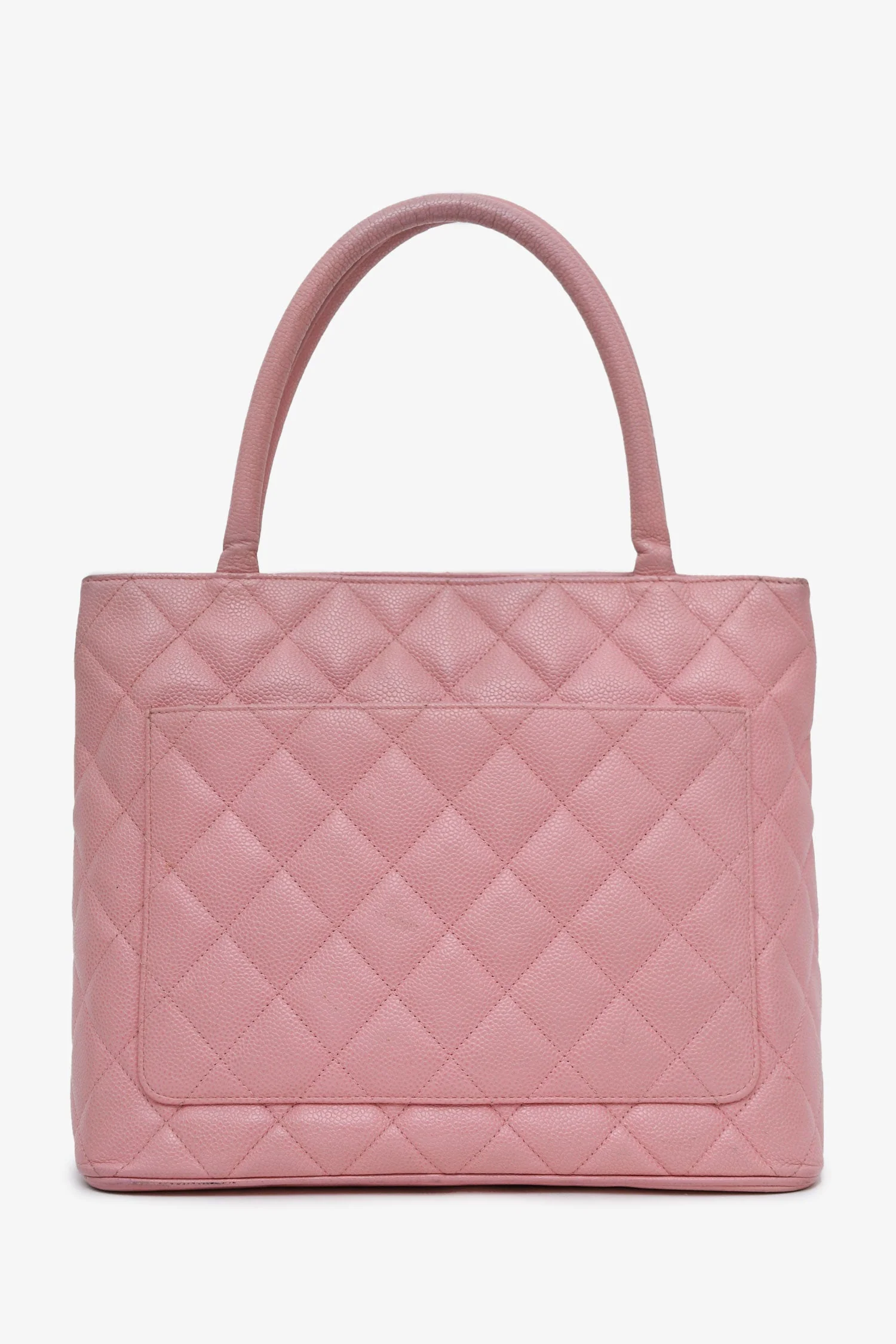 Pre-Loved Chanel™ 2004-05 Pink Caviar Medallion Tote - Image 2