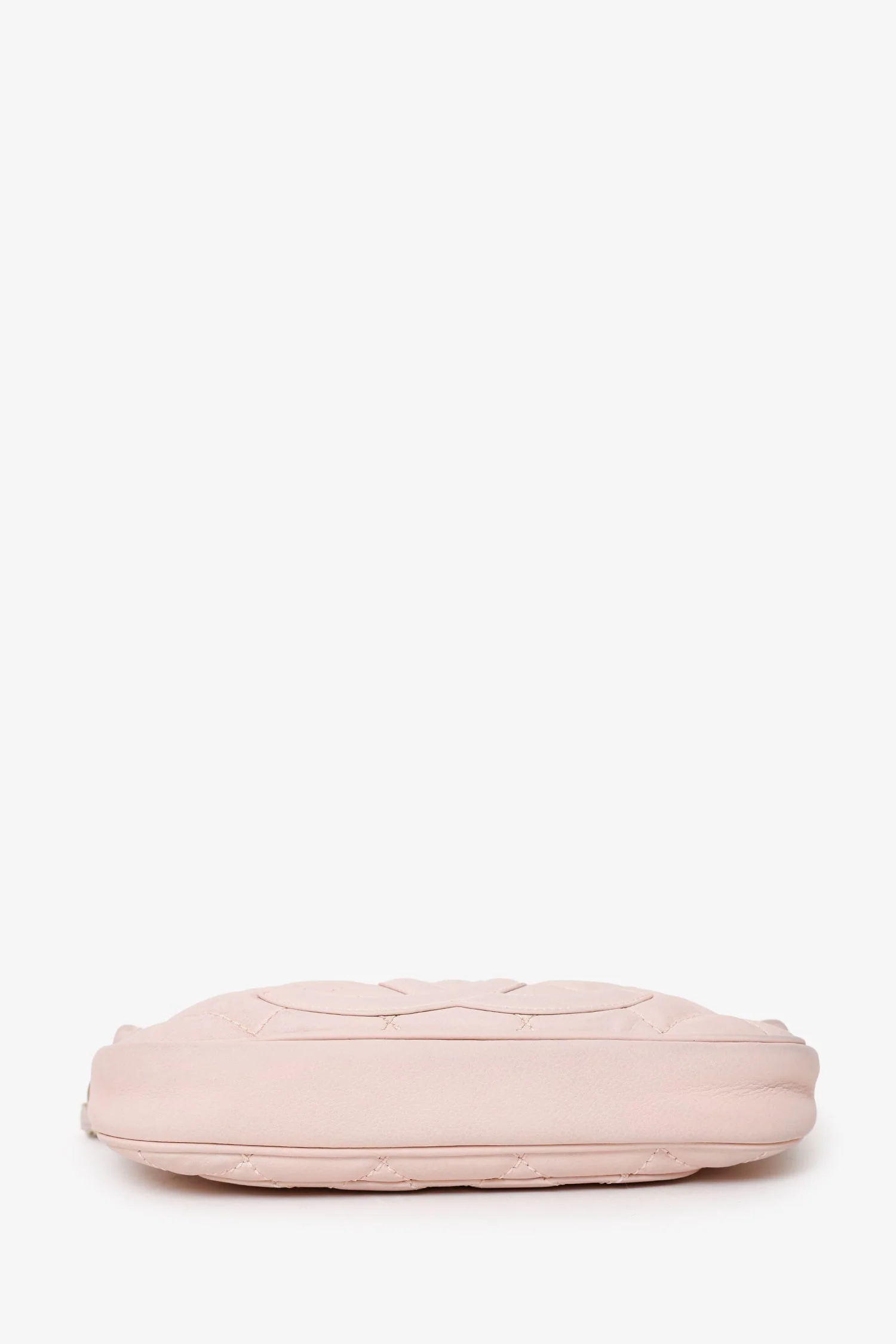 Pre-Loved Chanel™ 2004-05 Pink Quilted Leather Tassel Timeless Pochette - Image 5
