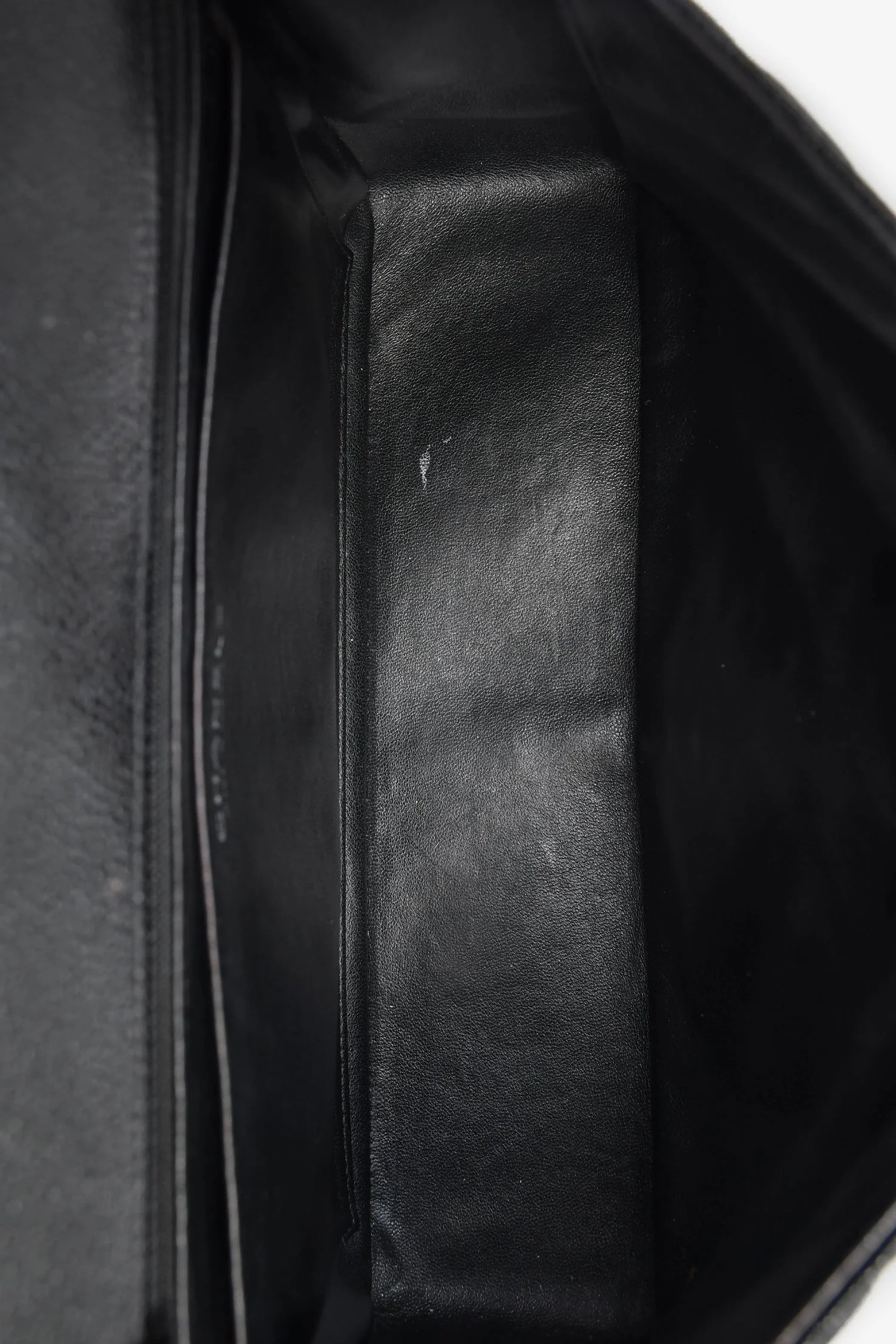 Pre-Loved Chanel™ 2008-09 Black Caviar Jumbo Classic Flap - Image 6