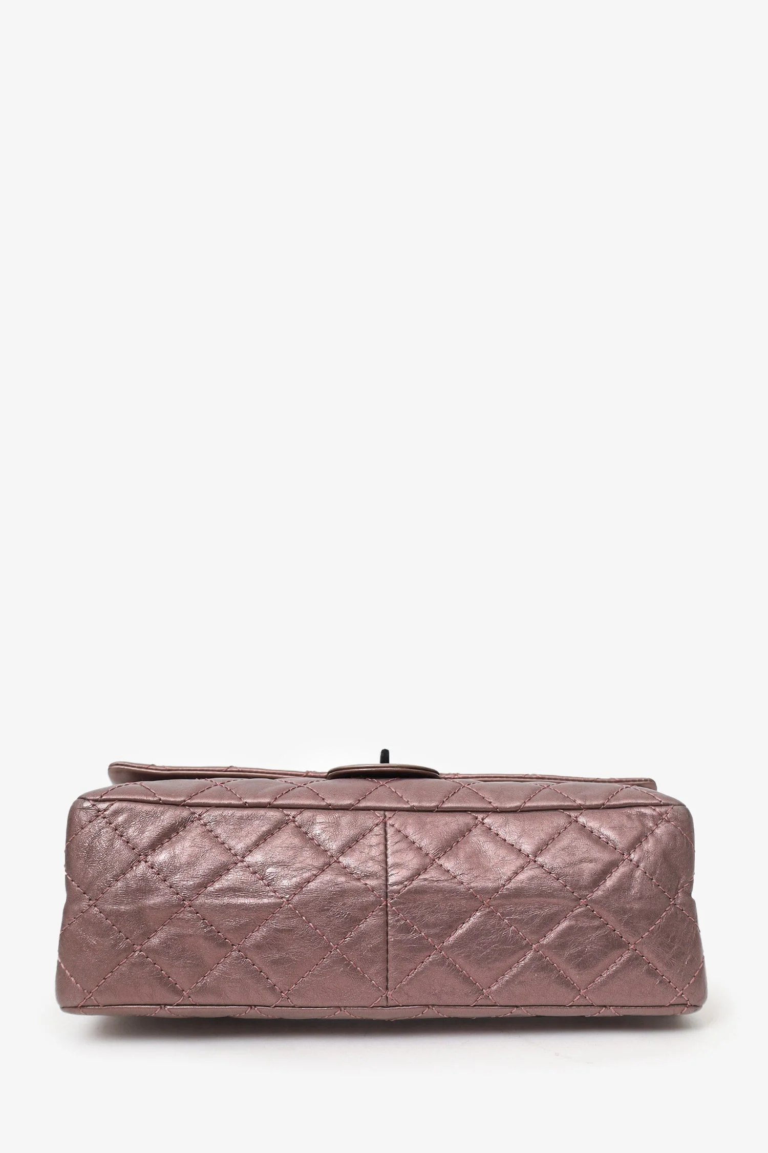 Pre-Loved Chanel™ 2008-09 Brown Metallic Aged Calfskin Quilted 2.55 Reissue Shoulder Bag - Image 6