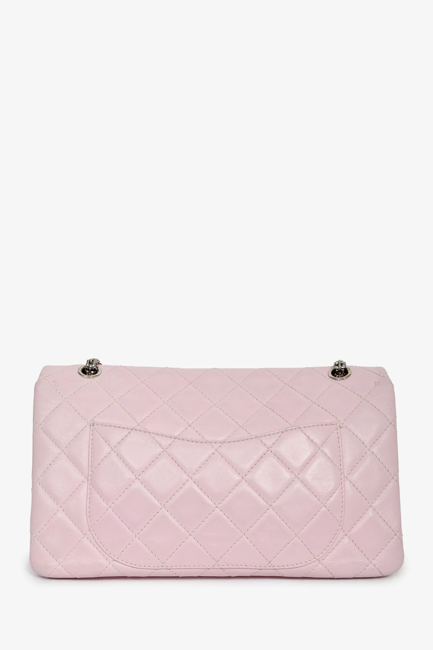 Pre-Loved Chanel™ 2008-09 Rose Clair Purple Lambskin 2.55 Reissue 227 Shoulder Bag - Image 2