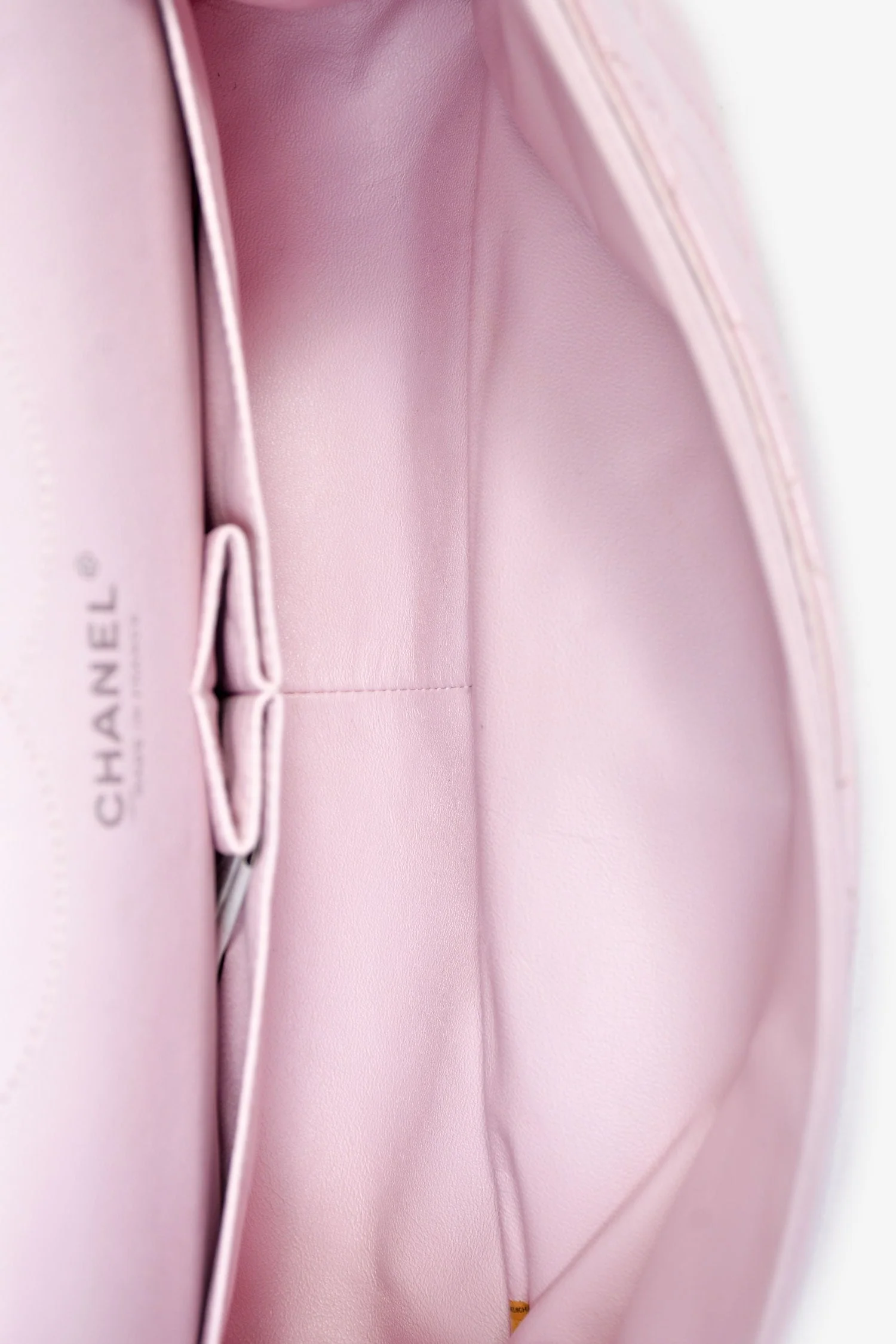 Pre-Loved Chanel™ 2008-09 Rose Clair Purple Lambskin 2.55 Reissue 227 Shoulder Bag - Image 6