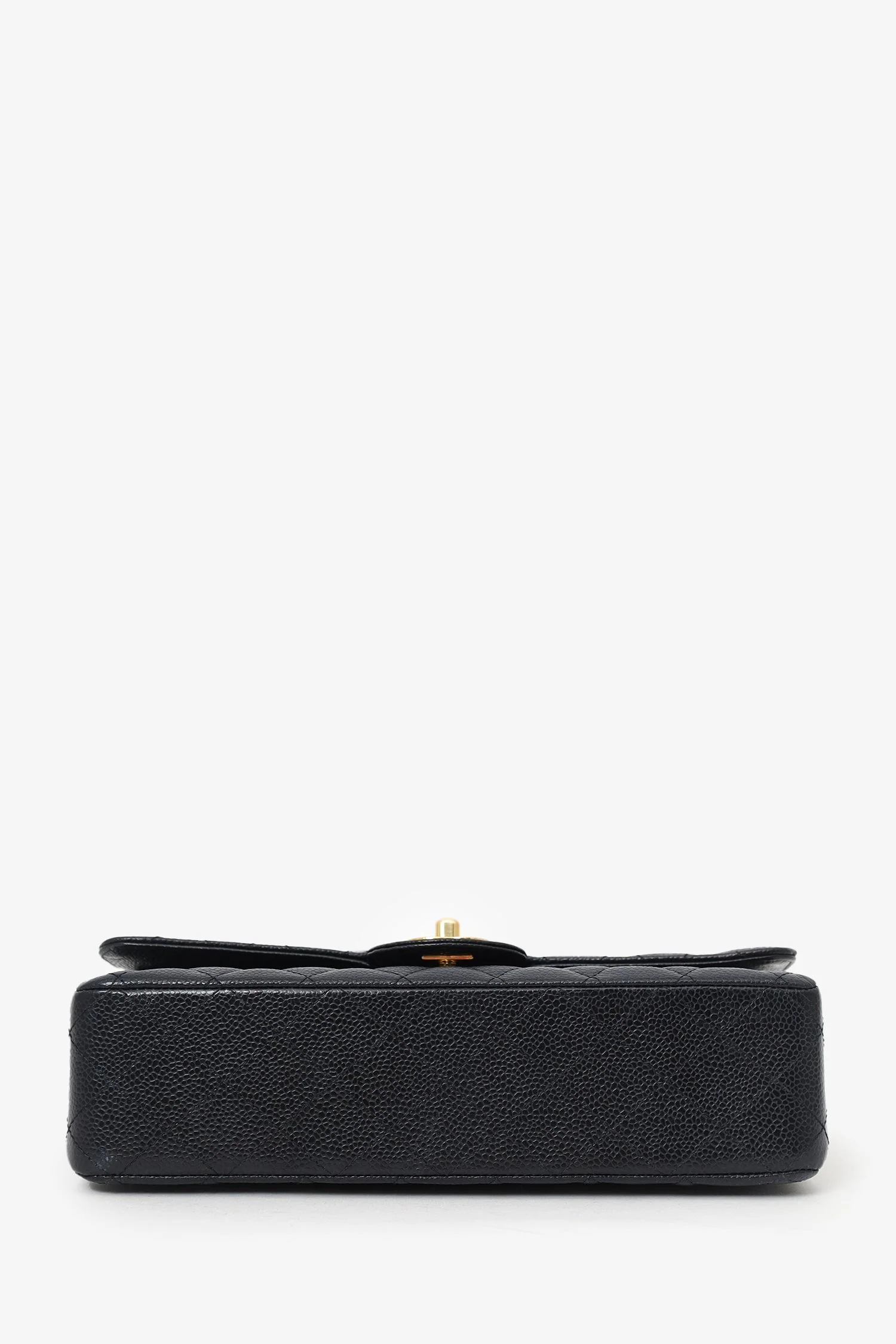 Pre-Loved Chanel™ 2011 Black Caviar Leather Medium Double Flap With Gold-Tone Hardware - Image 6