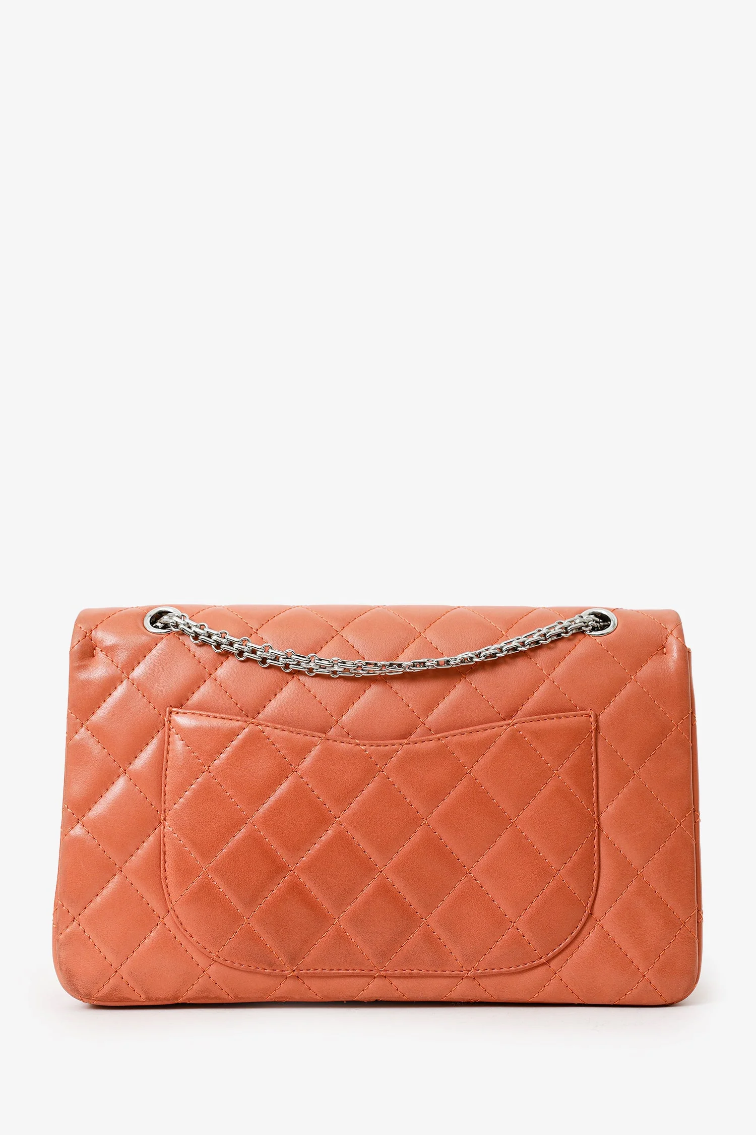 Pre-Loved Chanel™ 2011 Salmon Lambskin Quilted 2.55 Reissue 227 Flap Bag - Image 2