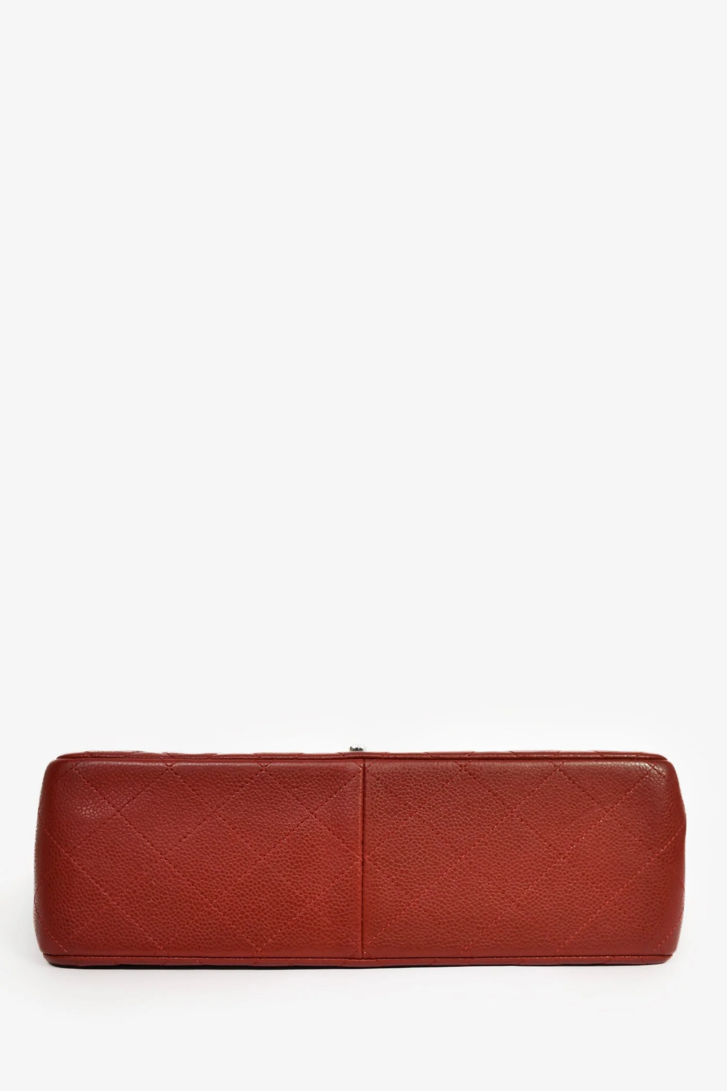 Pre-Loved Chanel™ 2013-14 Burgundy Caviar Leather Medium Classic Double Flap Bag - Image 5