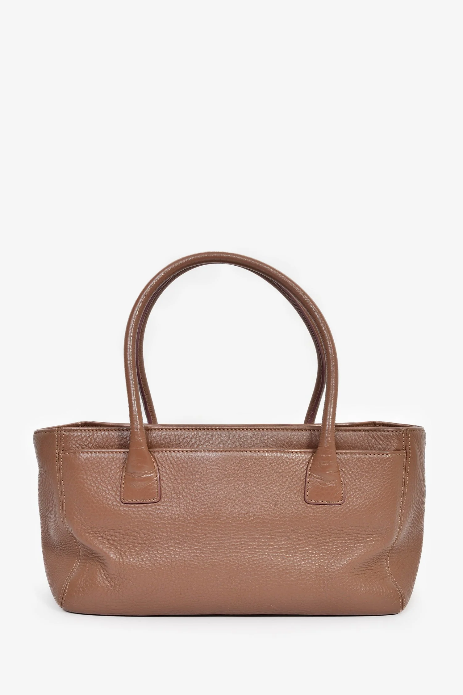 Pre-Loved Chanel™ 2013-14 Dusty Rose Calfskin Leather Shoulder Bag - Image 2