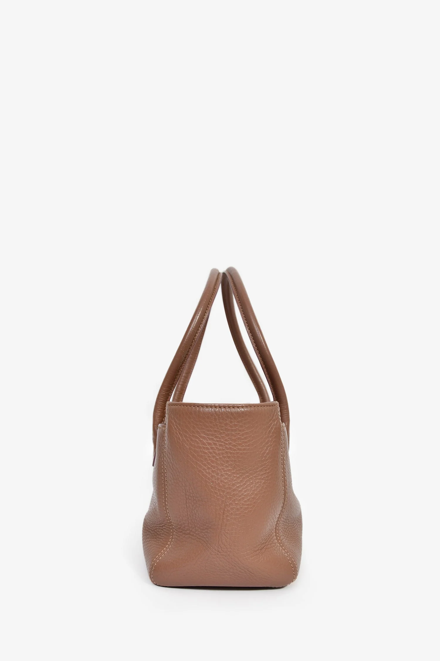 Pre-Loved Chanel™ 2013-14 Dusty Rose Calfskin Leather Shoulder Bag - Image 3