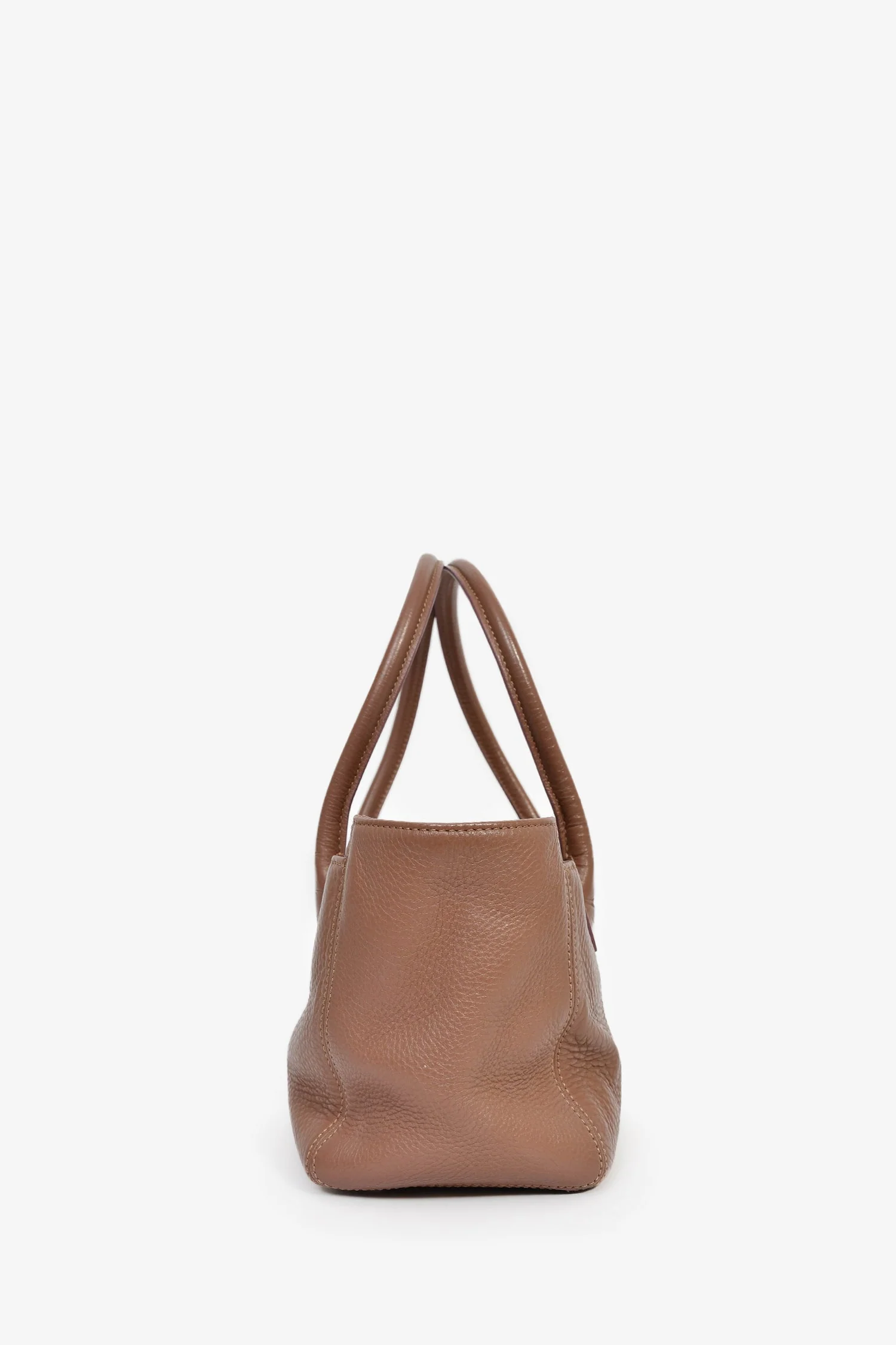 Pre-Loved Chanel™ 2013-14 Dusty Rose Calfskin Leather Shoulder Bag - Image 4