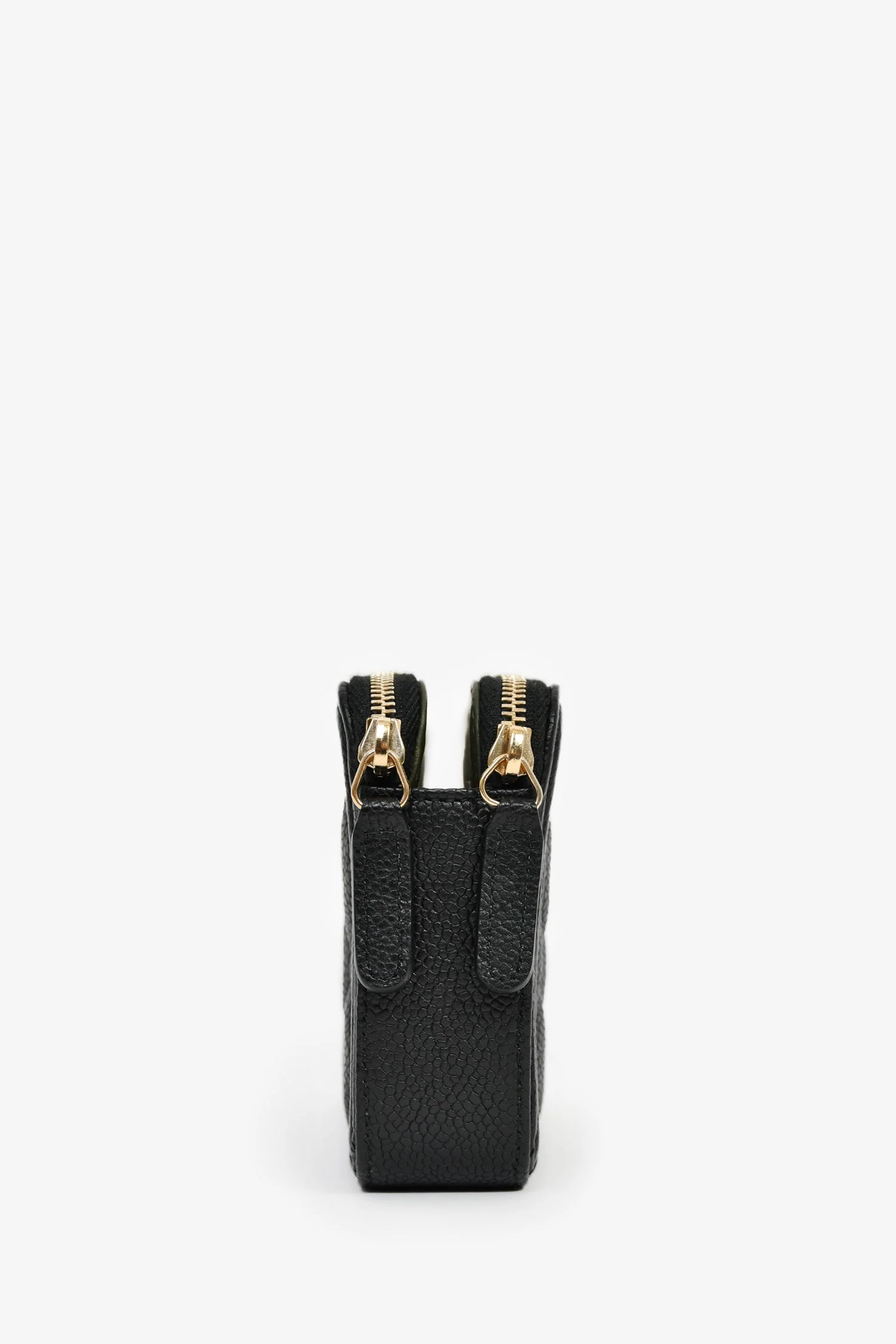 Pre-Loved Chanel™ 2016 Black Caviar Boy Double Zip Wallet On Chain - Image 3