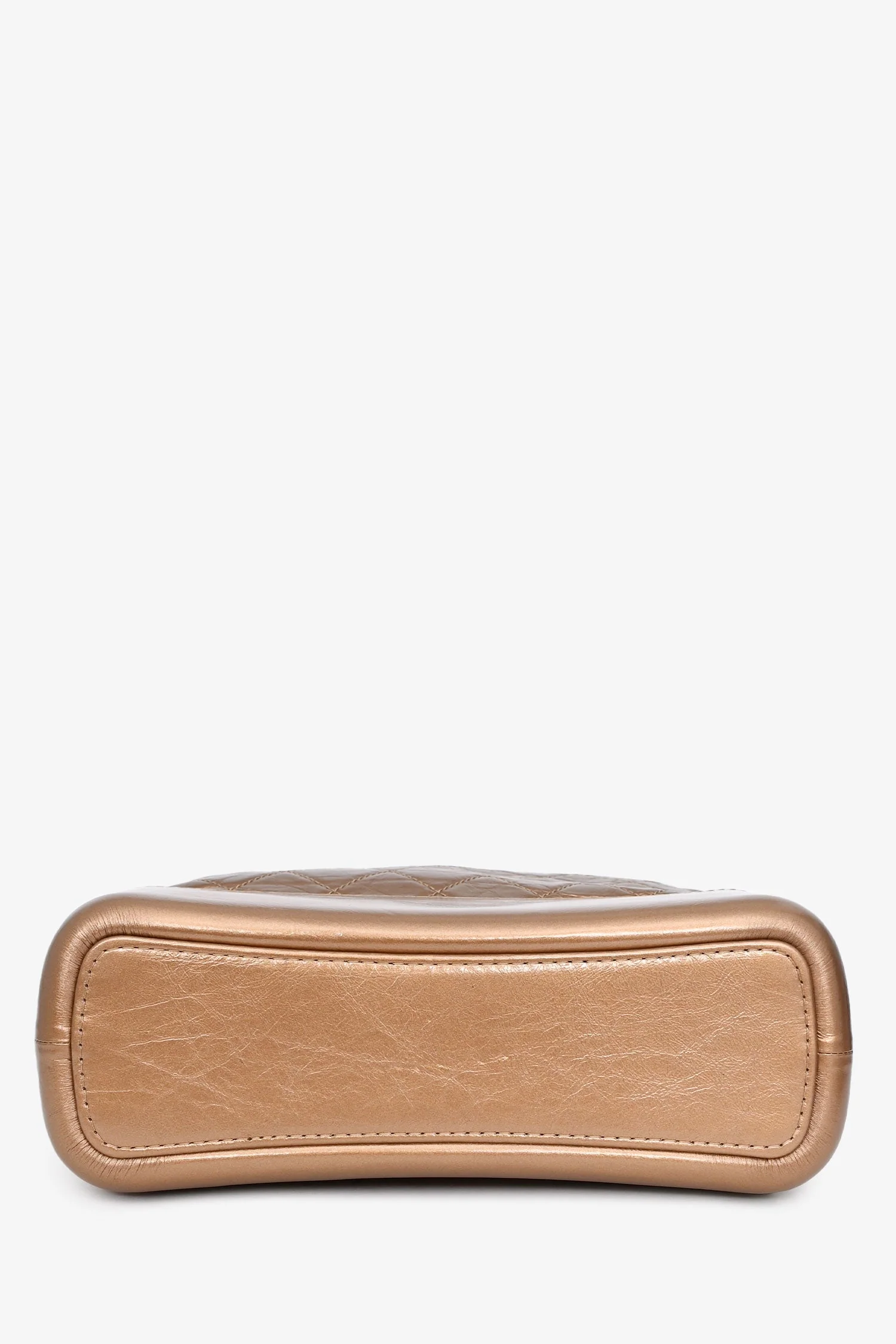 Pre-Loved Chanel™ 2017-18 Gold Medium Gabrielle Hobo - Image 5