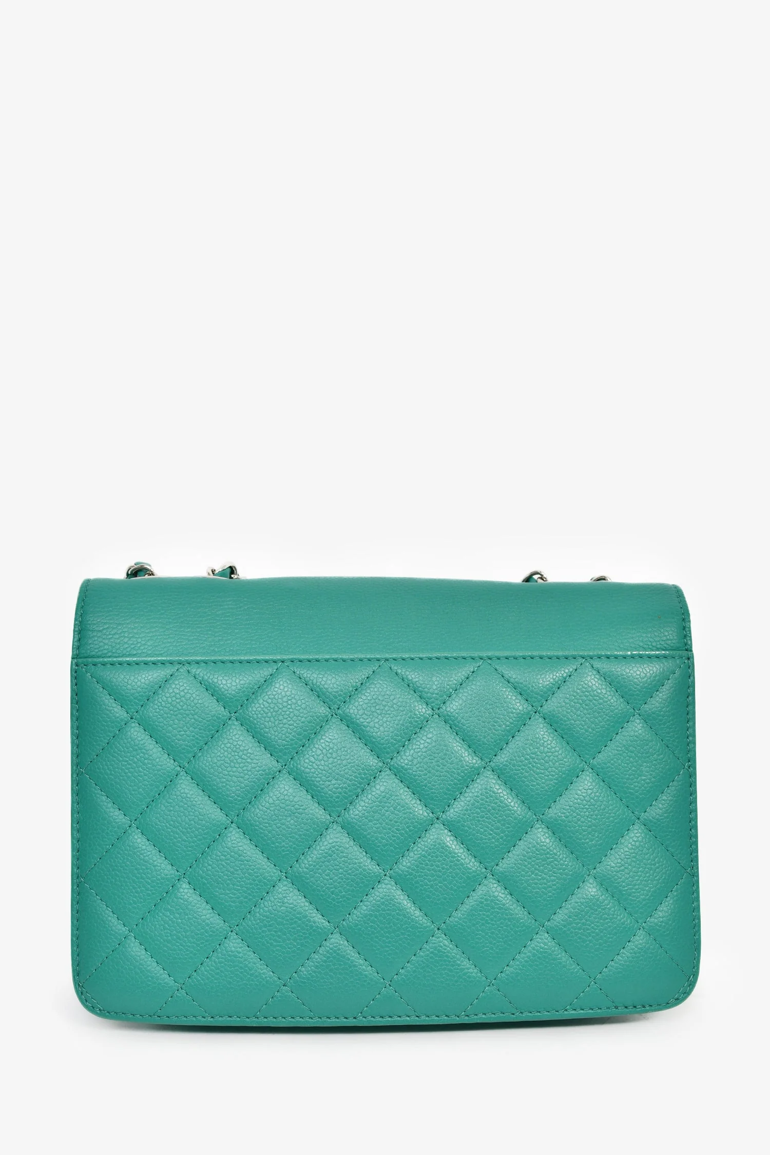 Pre-Loved Chanel™ 2017 Green Leather CC Urban Companion Flap Bag - Image 2