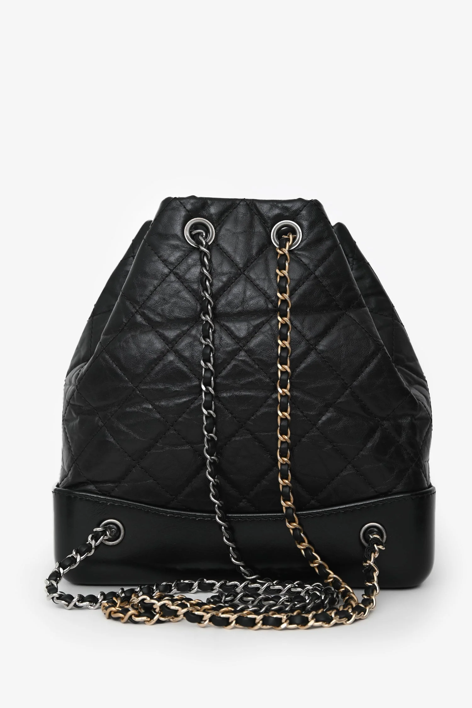 Pre-Loved Chanel™ 2018-19 Black Quilted Gabrielle Backpack - Image 2