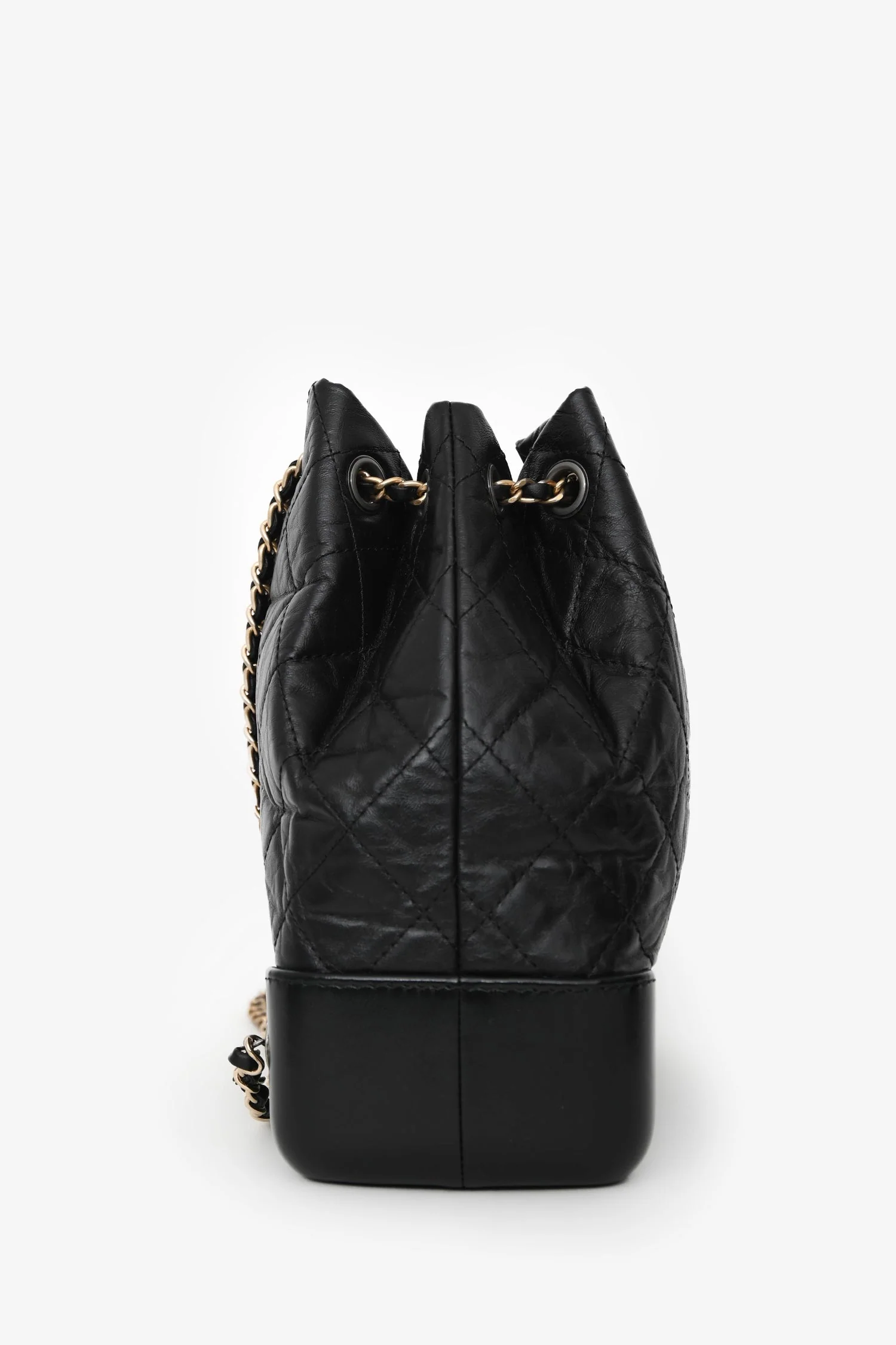 Pre-Loved Chanel™ 2018-19 Black Quilted Gabrielle Backpack - Image 3