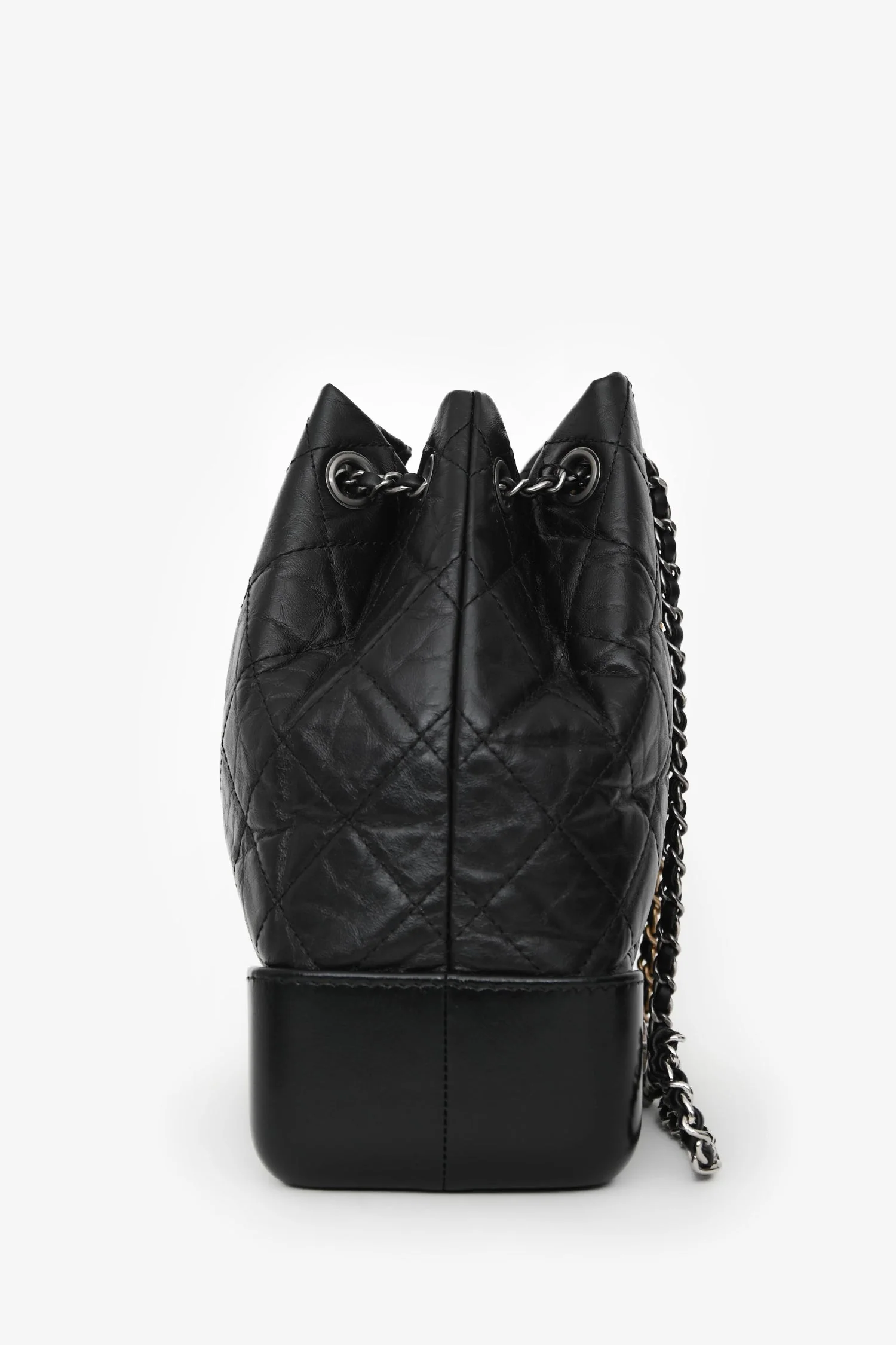 Pre-Loved Chanel™ 2018-19 Black Quilted Gabrielle Backpack - Image 4