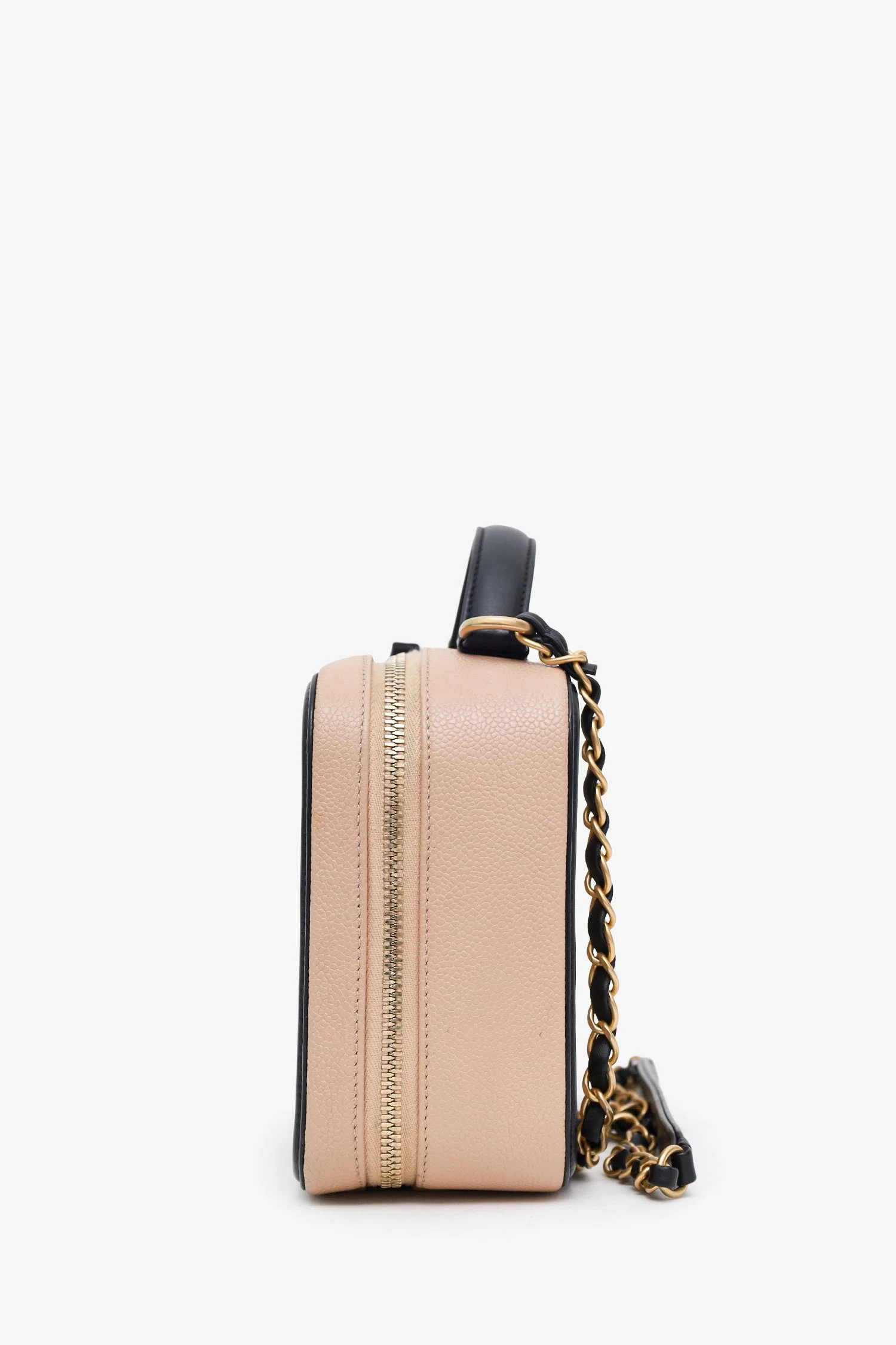 Pre-Loved Chanel™ 2018-19 Caviar Medium Filigree Vanity Case Bag - Image 4