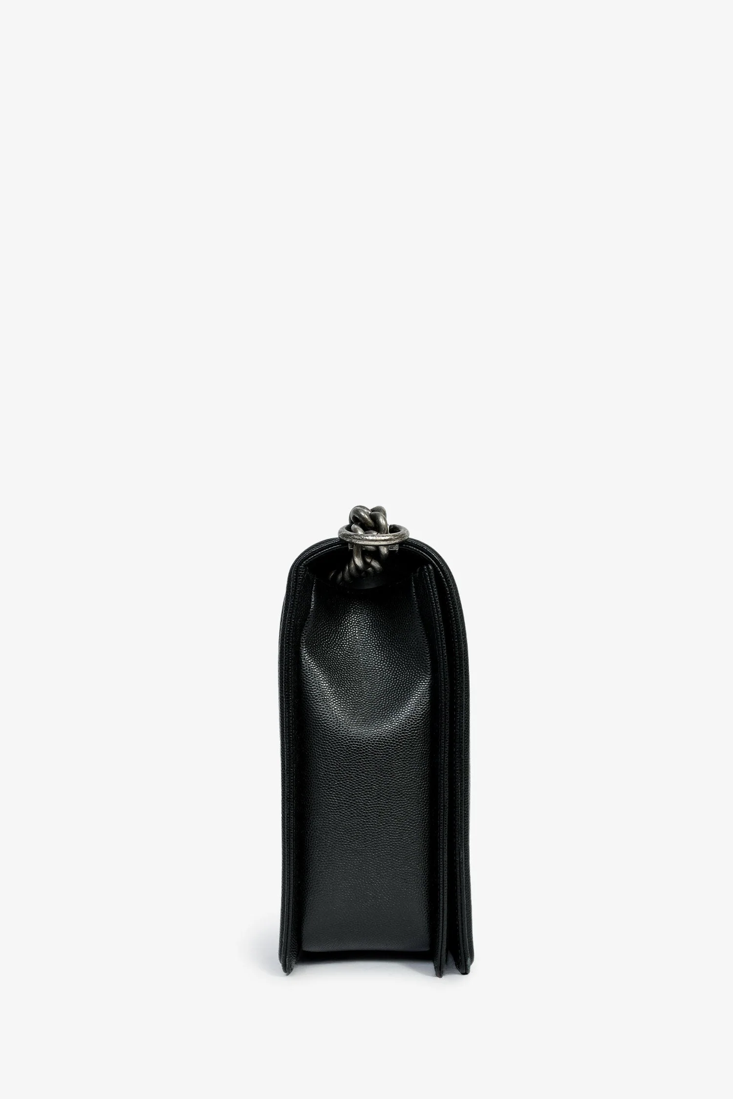 Pre-Loved Chanel™ 2018 Black Caviar Large Boy Bag - Image 3