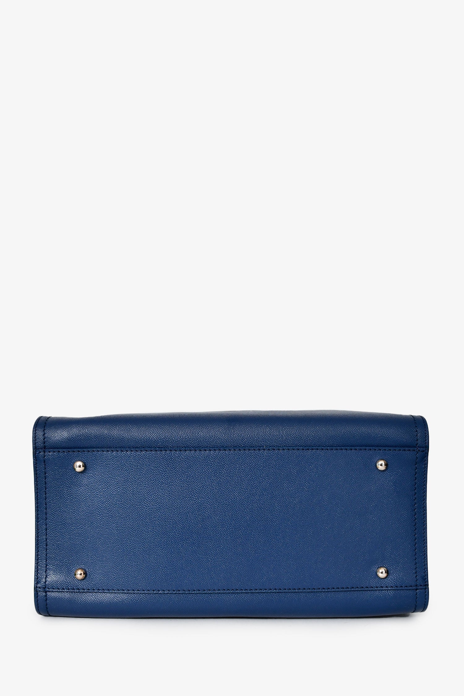 Chanel™ 2018 Navy Blue Caviar New Small Deauville Tote (Pre-Loved) - Image 5