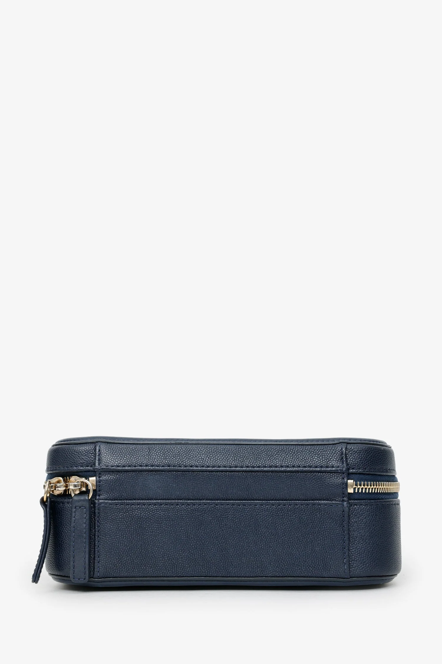 Pre-Loved Chanel™ 2018 Navy Caviar Medium Filigree Vanity Case Bag - Image 5