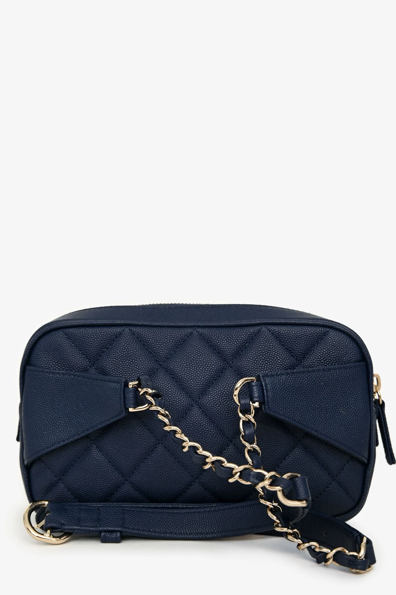 Chanel™ 2019-20 Navy Caviar Leather Casual Trip Belt Bag with Insert - Image 2
