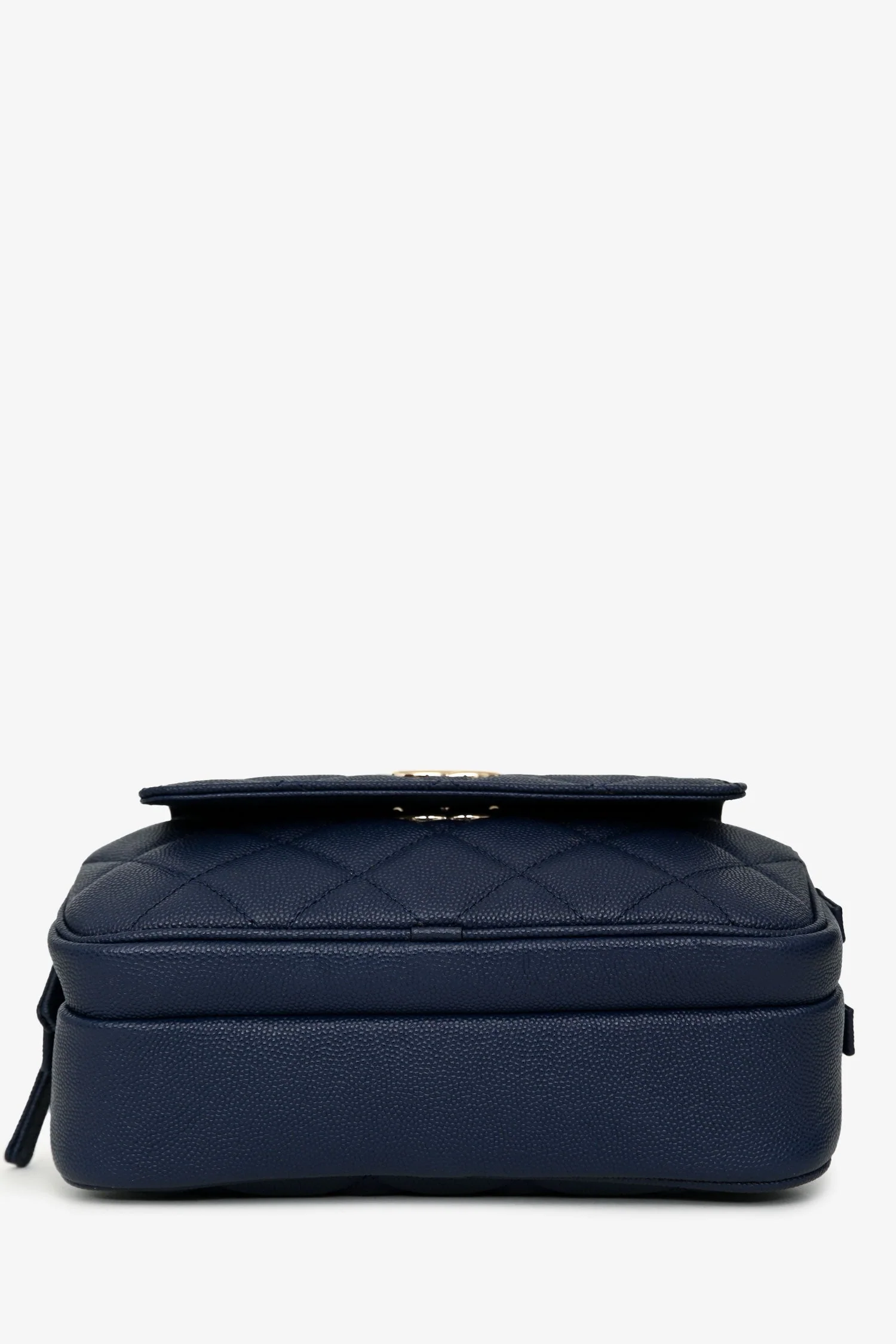Chanel™ 2019-20 Navy Caviar Leather Casual Trip Belt Bag with Insert - Image 5