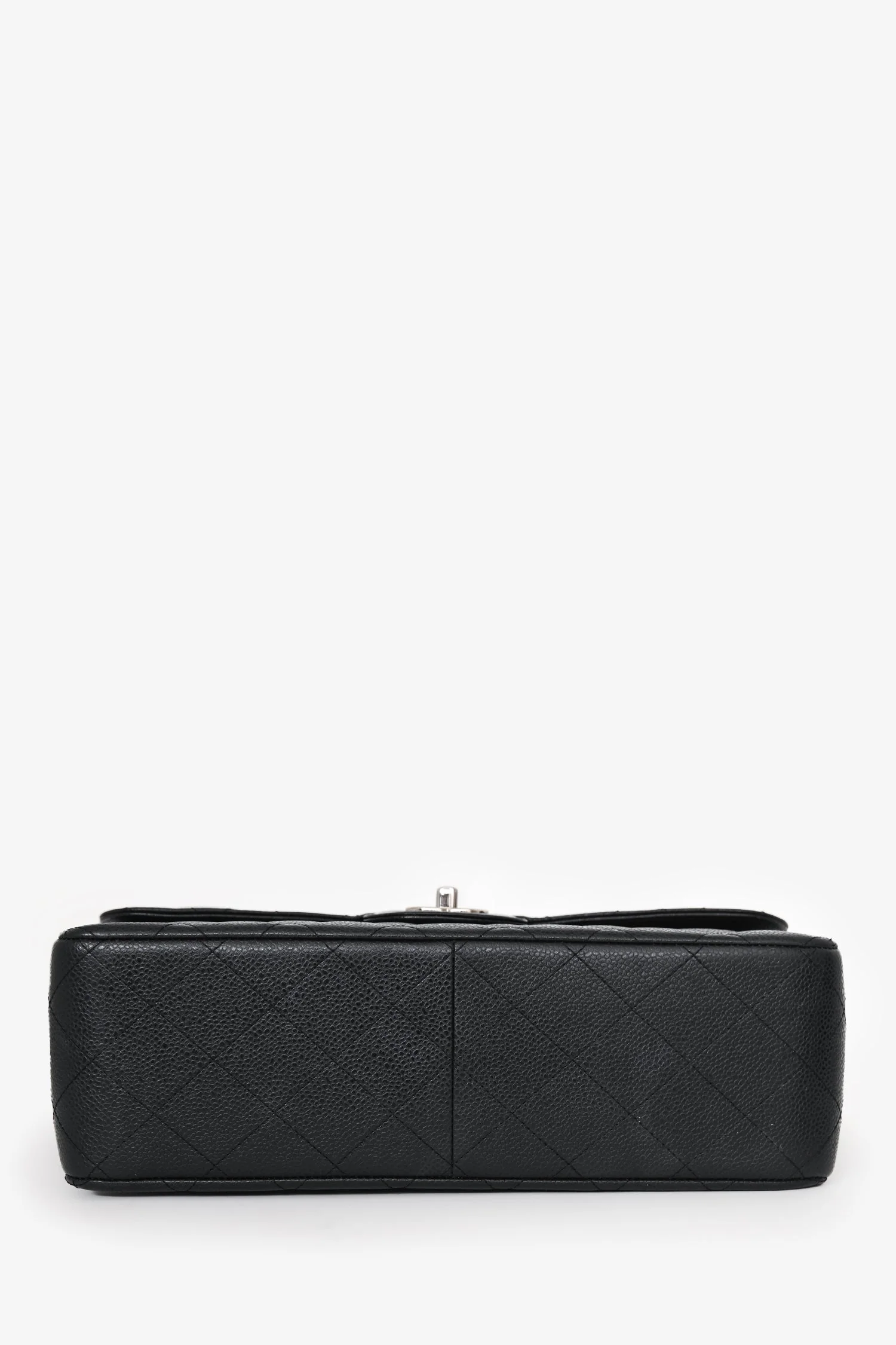 Chanel™ 2020 Black Caviar Leather Jumbo Double Flap Bag (Pre-Loved) - Image 5