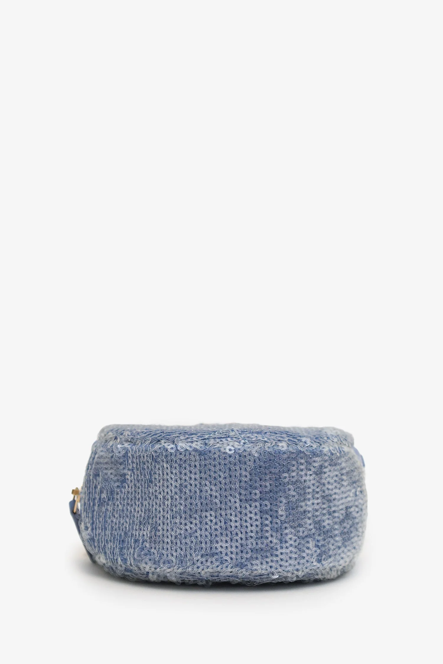 Pre-Loved Chanel™ 2020 Purple Sequin Chanel 19 Round Clutch Bag - Image 5