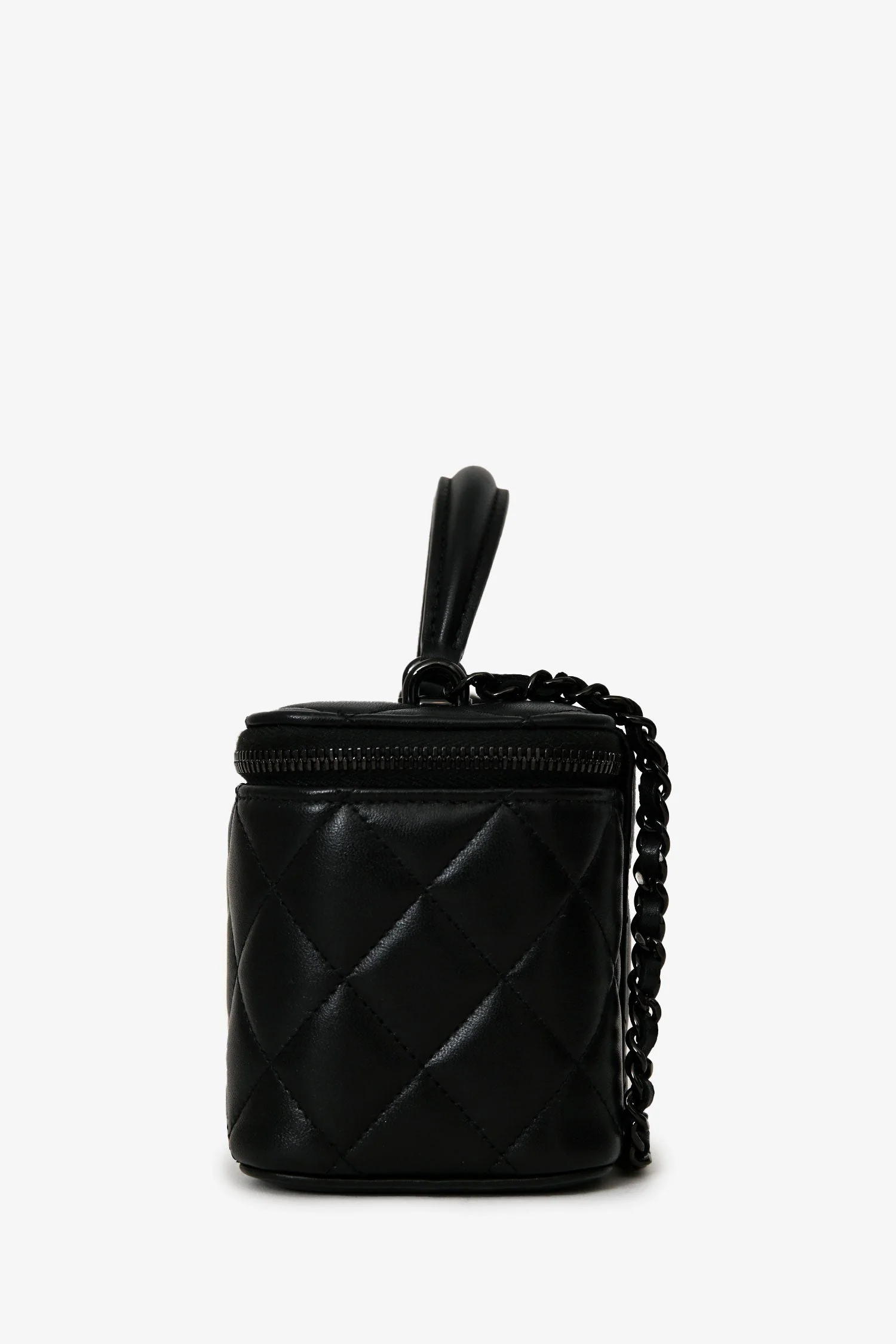 Pre-Loved Chanel™ 2021+ So Black Vanity Top Handle - Image 4