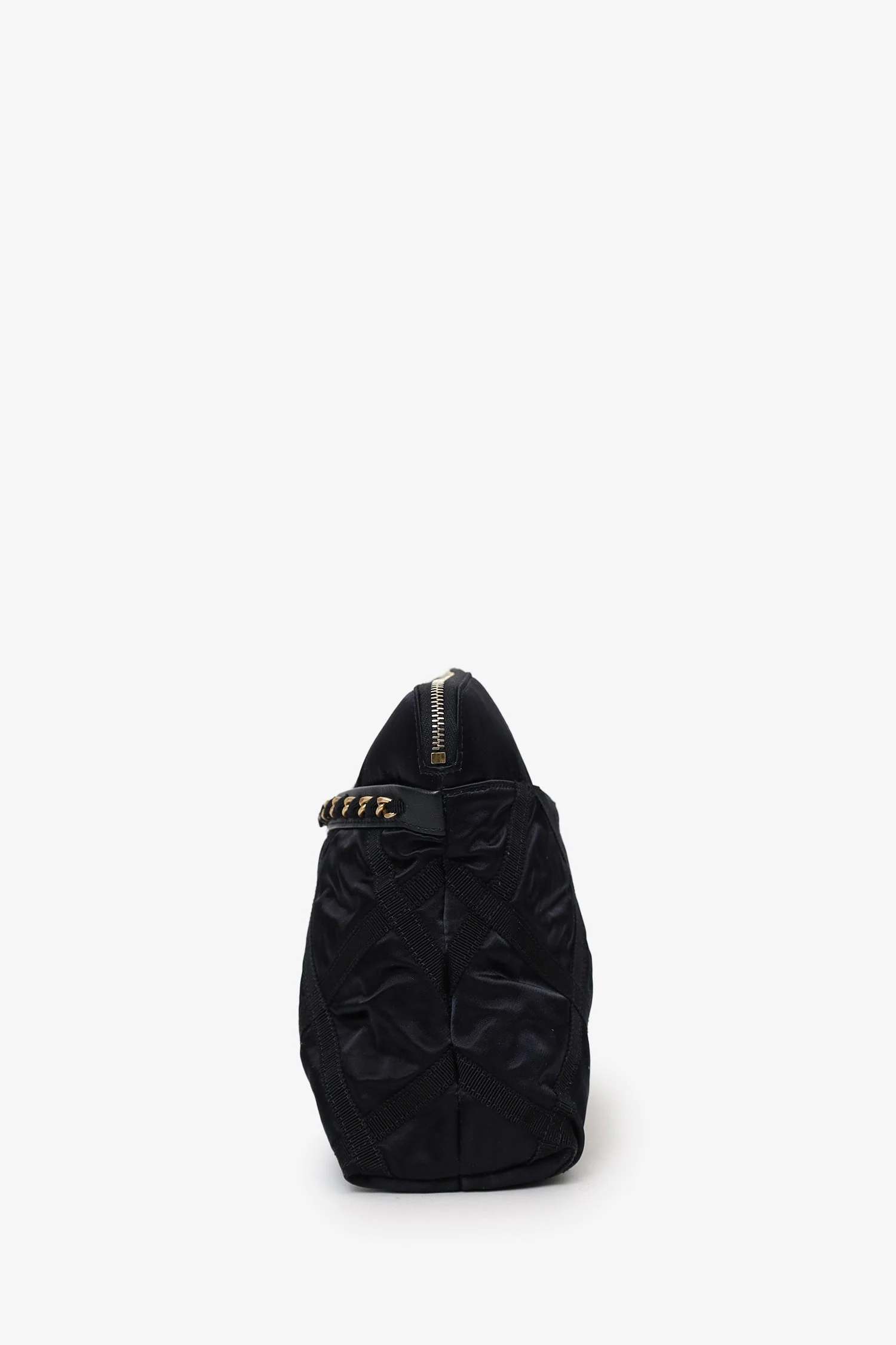 Pre-Loved Chanel™ 2022 Black Nylon Grosgrain Lifestyle Pouch with Foldable Tote Bag - Image 4