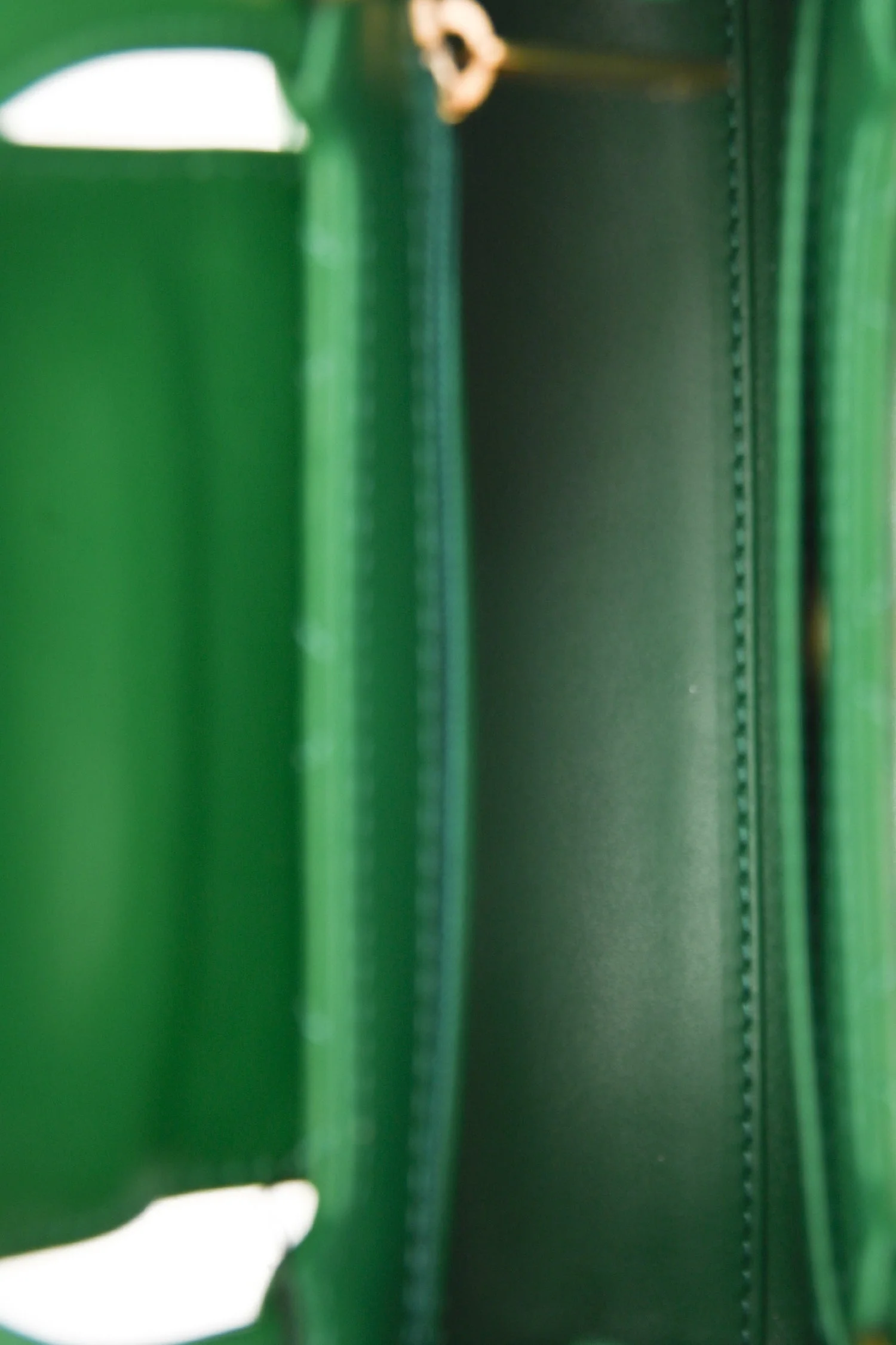 Pre-Loved Chanel™ 2025 Emerald Green Mini Kelly Shopper Tote - Image 6