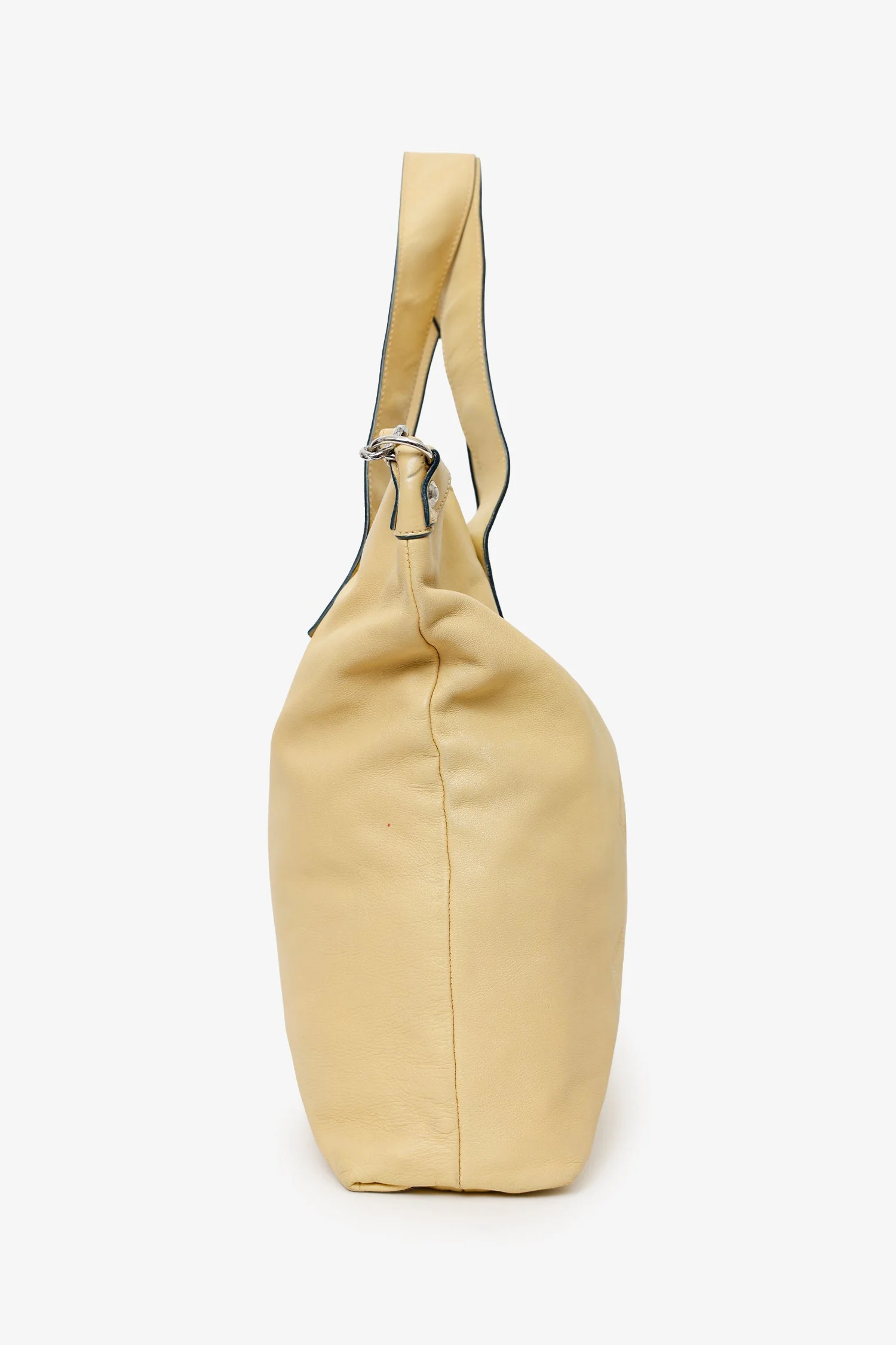 Pre-Loved Chanel™ Beige Lambskin Large Edgy Tote Bag - Image 2