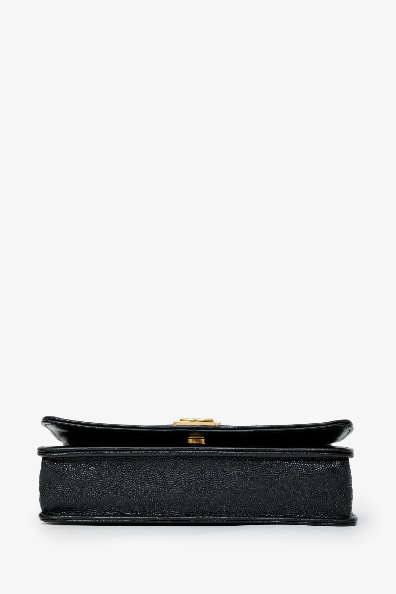 Pre-Loved Chanel™ Black Caviar CC Boy Wallet On Chain - Image 5