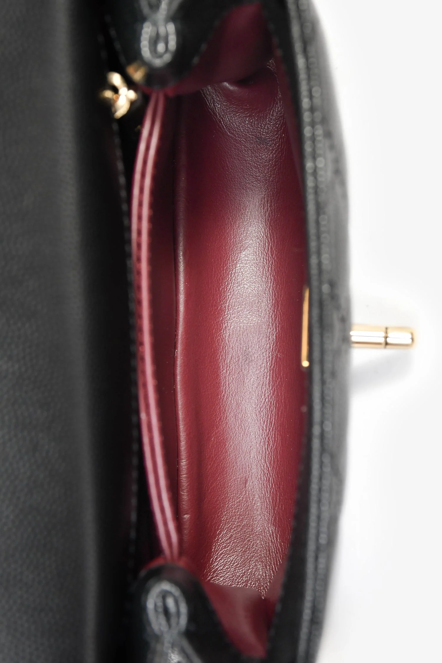 Pre-Loved Chanel™ Black Caviar Extra Mini Coco Handle Flap Bag - Image 6