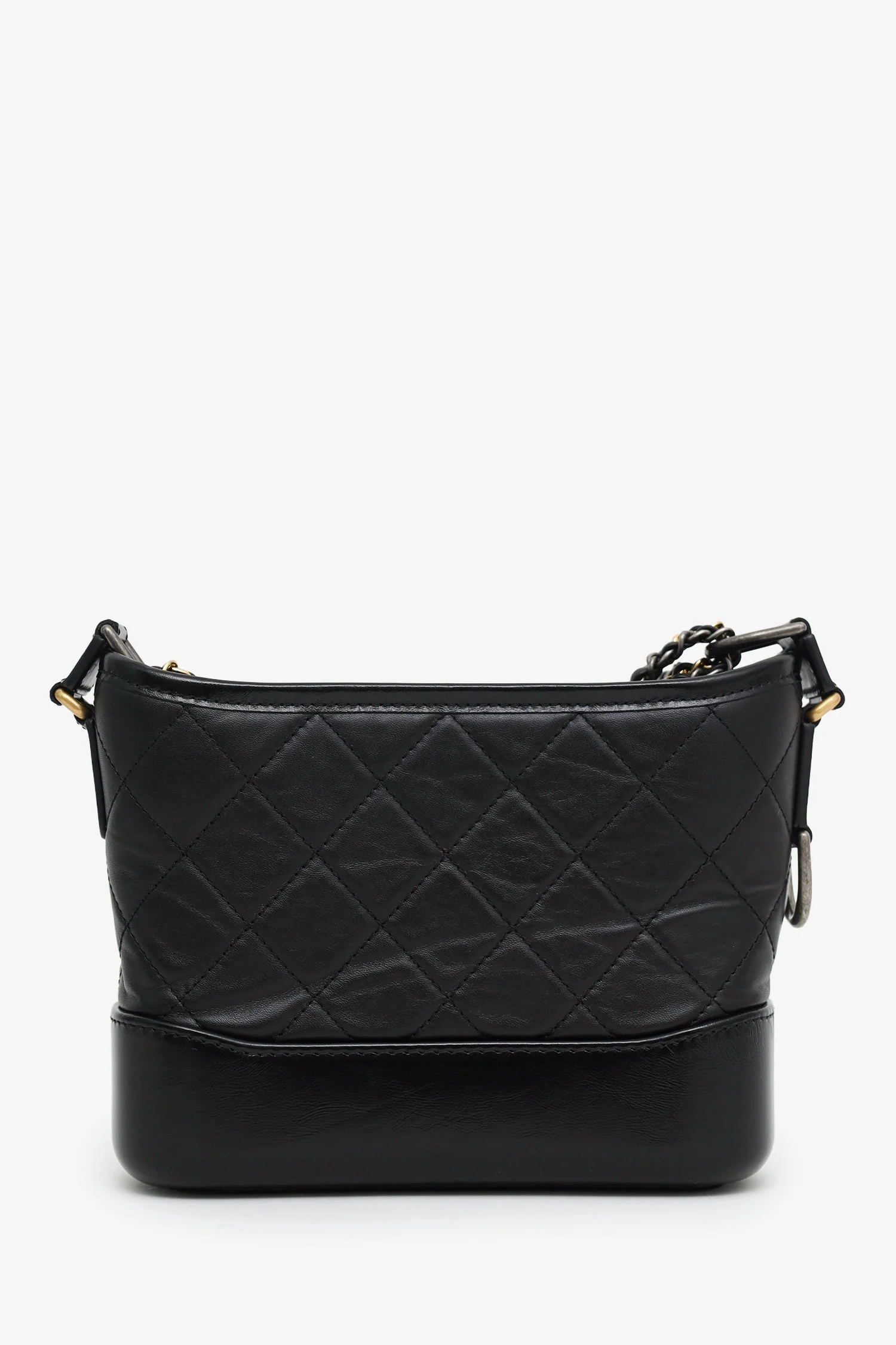 Pre-Loved Chanel™ Black Lambskin Leather Small Gabrielle Bag - Image 2