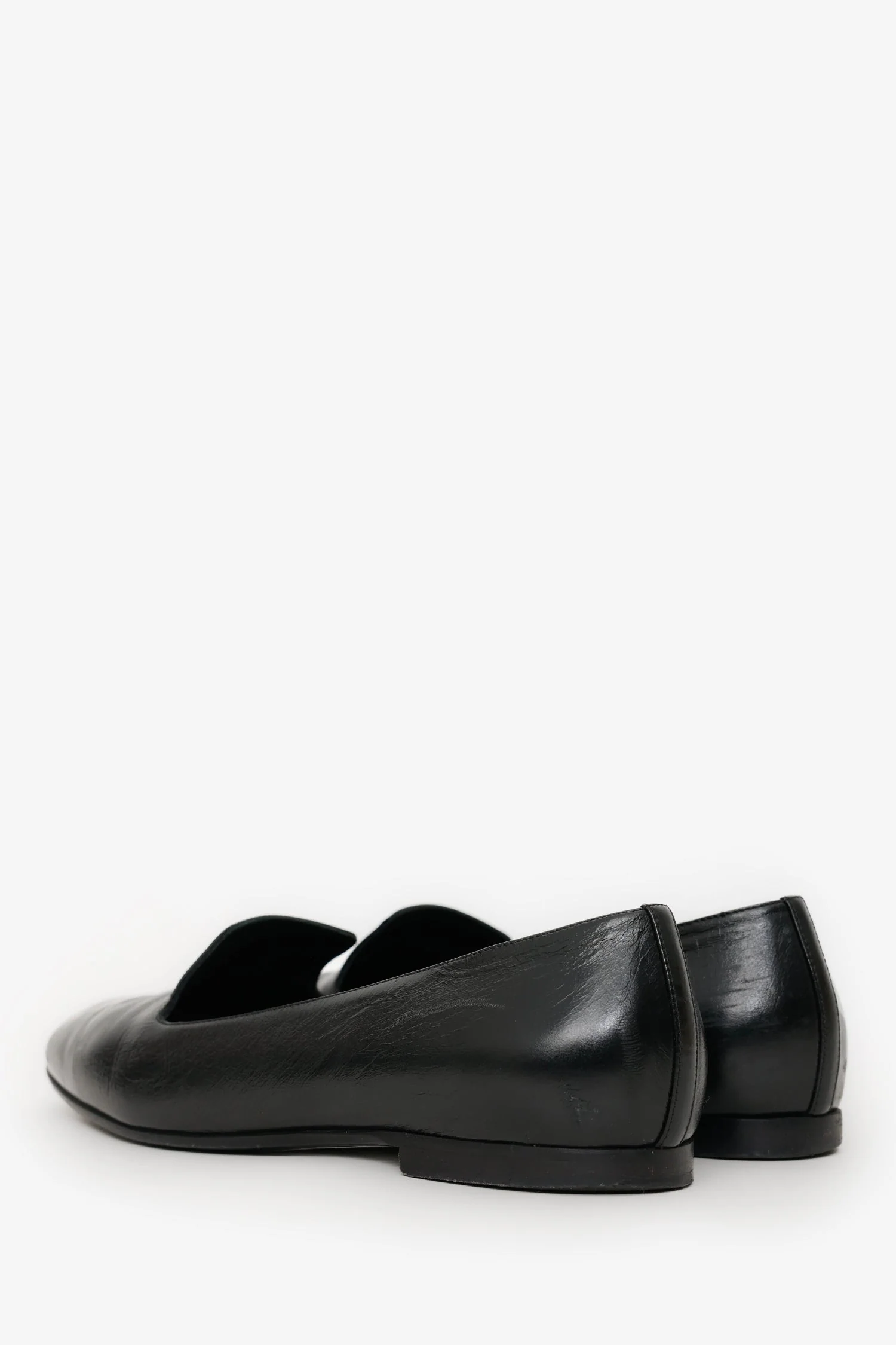 Pre-Loved Chanel™ Black Leather CC Loafers Size 37.5 - Image 5