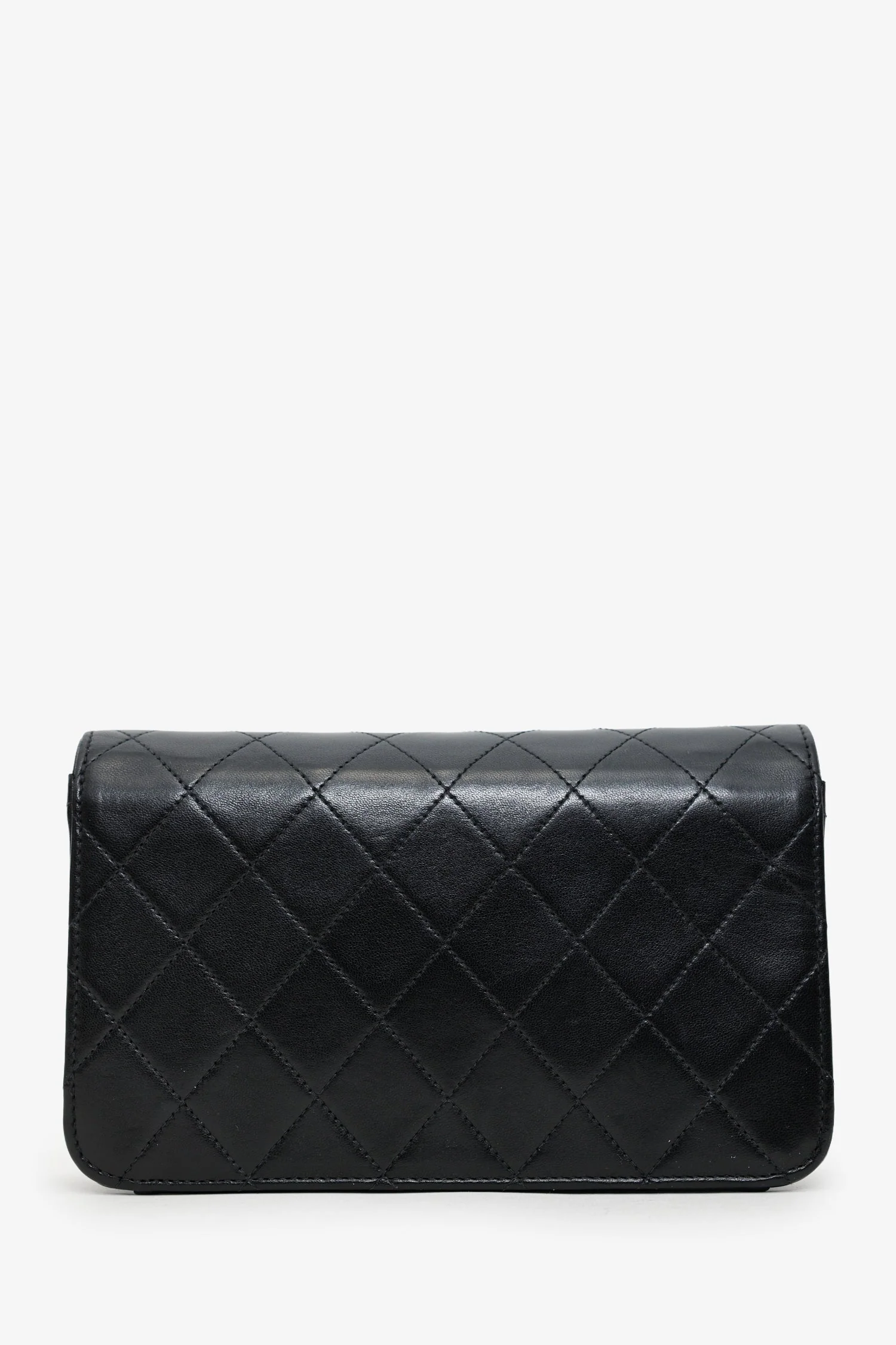 Pre-Loved Chanel™ Black Quilted Lambskin Mini Full Flap Bag - Image 2