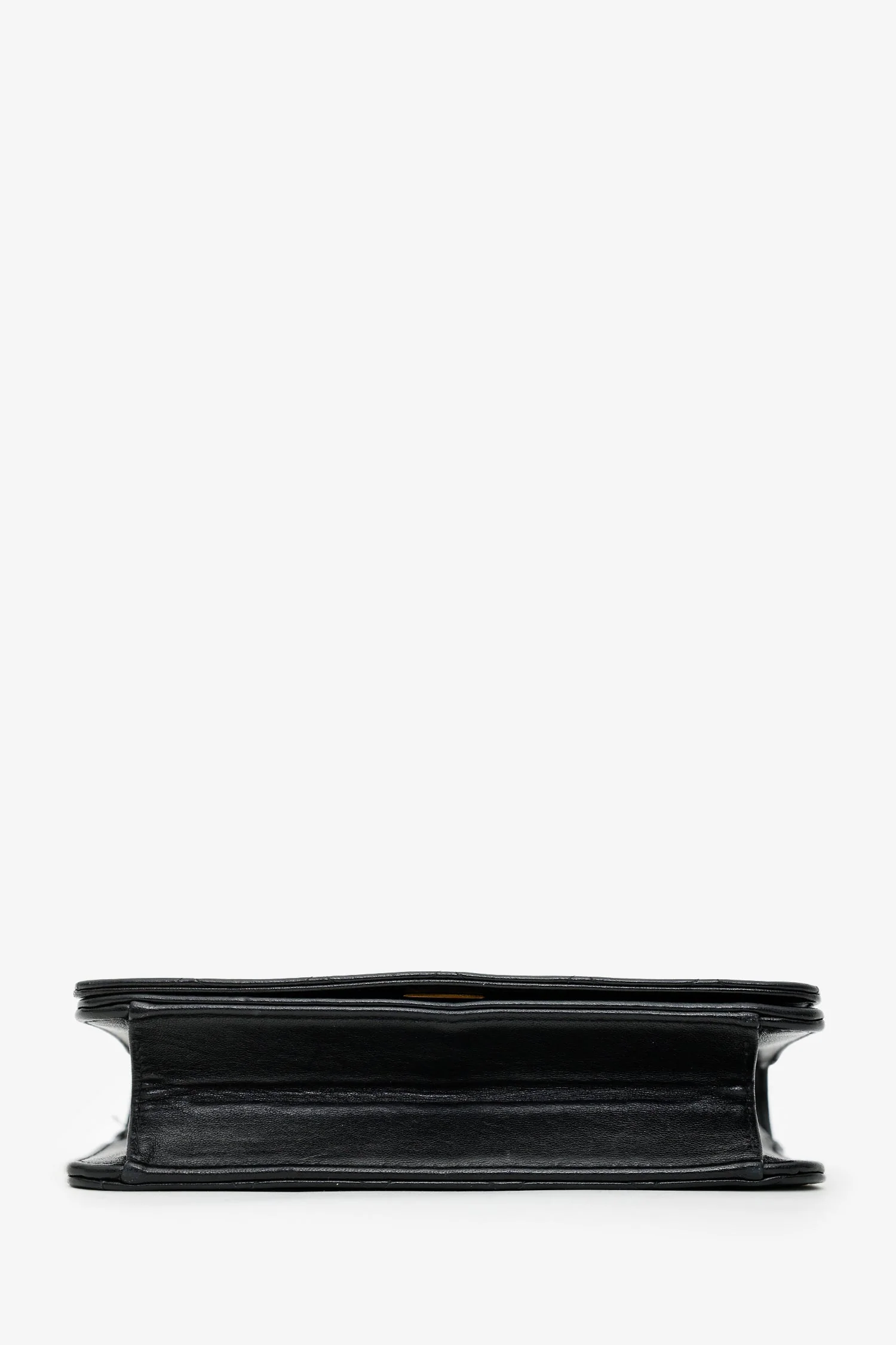 Pre-Loved Chanel™ Black Quilted Lambskin Mini Full Flap Bag - Image 5