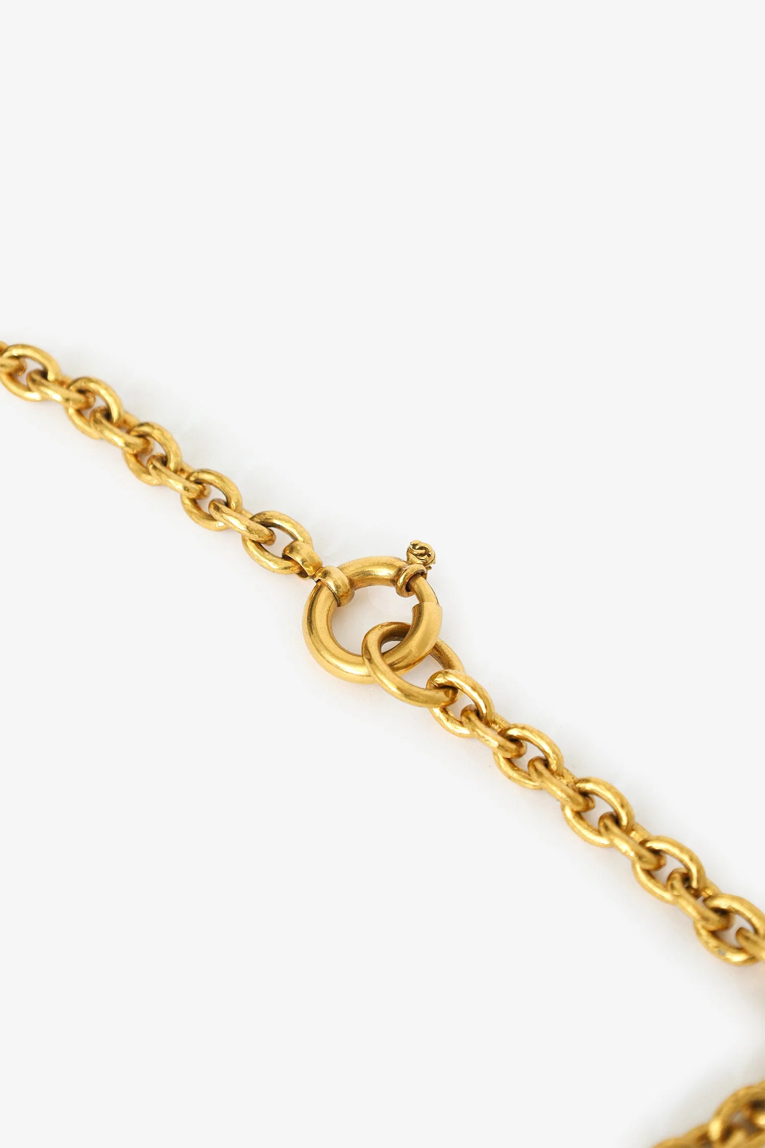 Pre-Loved Chanel™ Gold-tone 1994 Medallion CC Pendant Necklace - Image 3