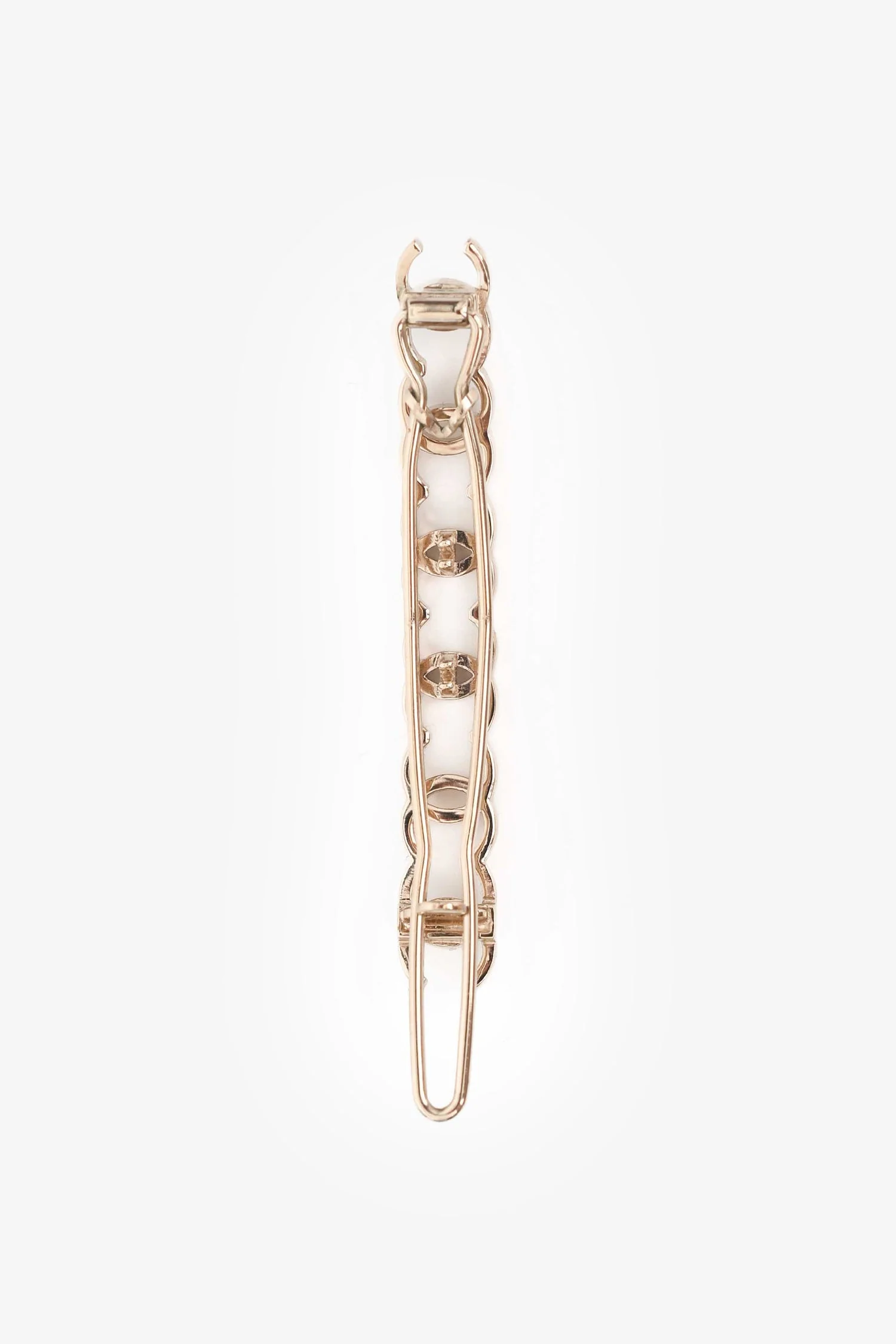 Pre-Loved Chanel™ Gold Tone 'CC' Hair Clip - Image 2