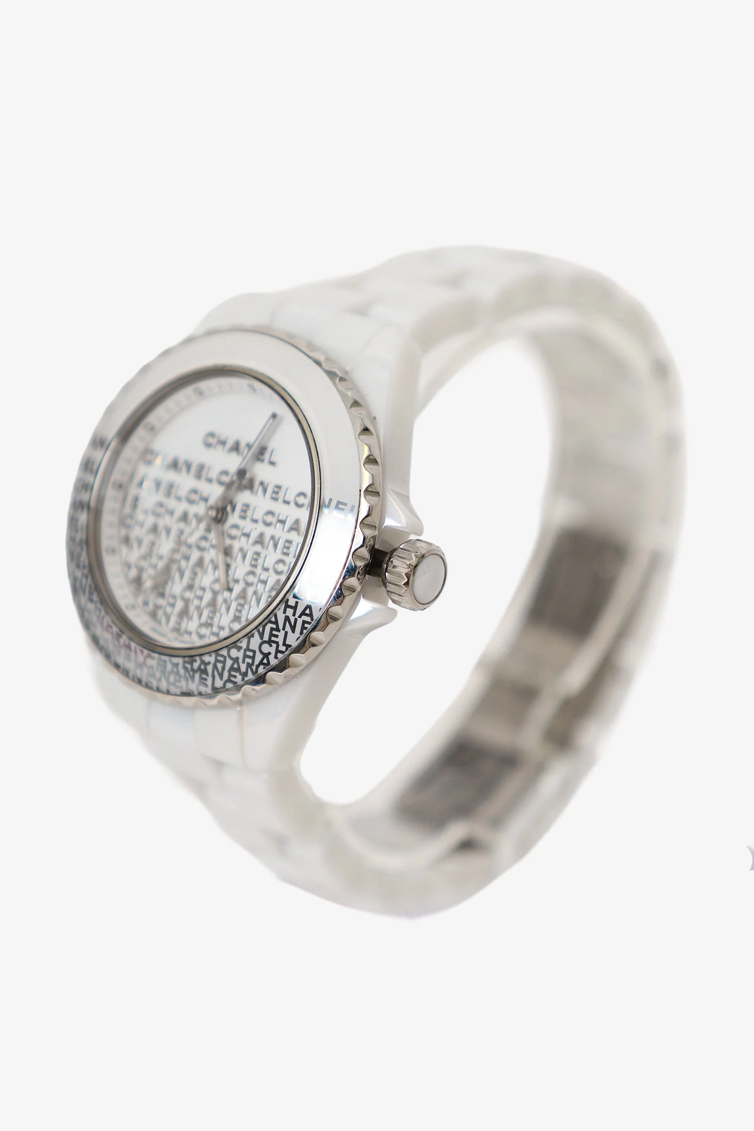 Pre-Loved Chanel™ Limited Edition White Ceramic J12 Wanted De Chanel 33MM Watch 'H7419' - Image 3